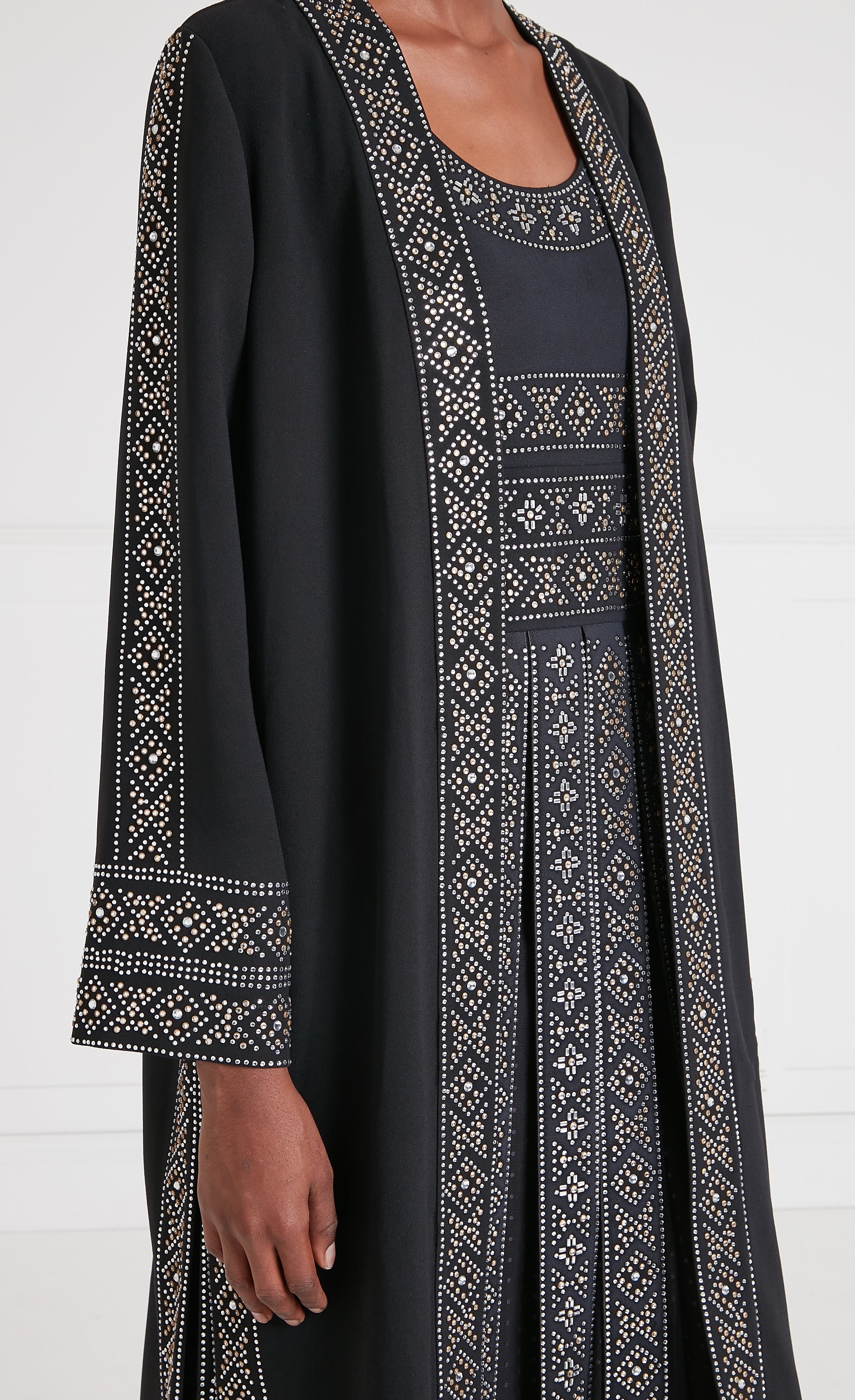 Temperley London Gallantry płaszcz Black XS-XL