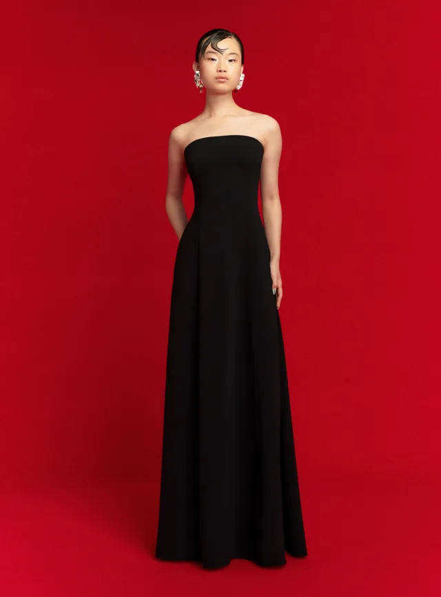 Solace London Helena sukienka maxi czarna