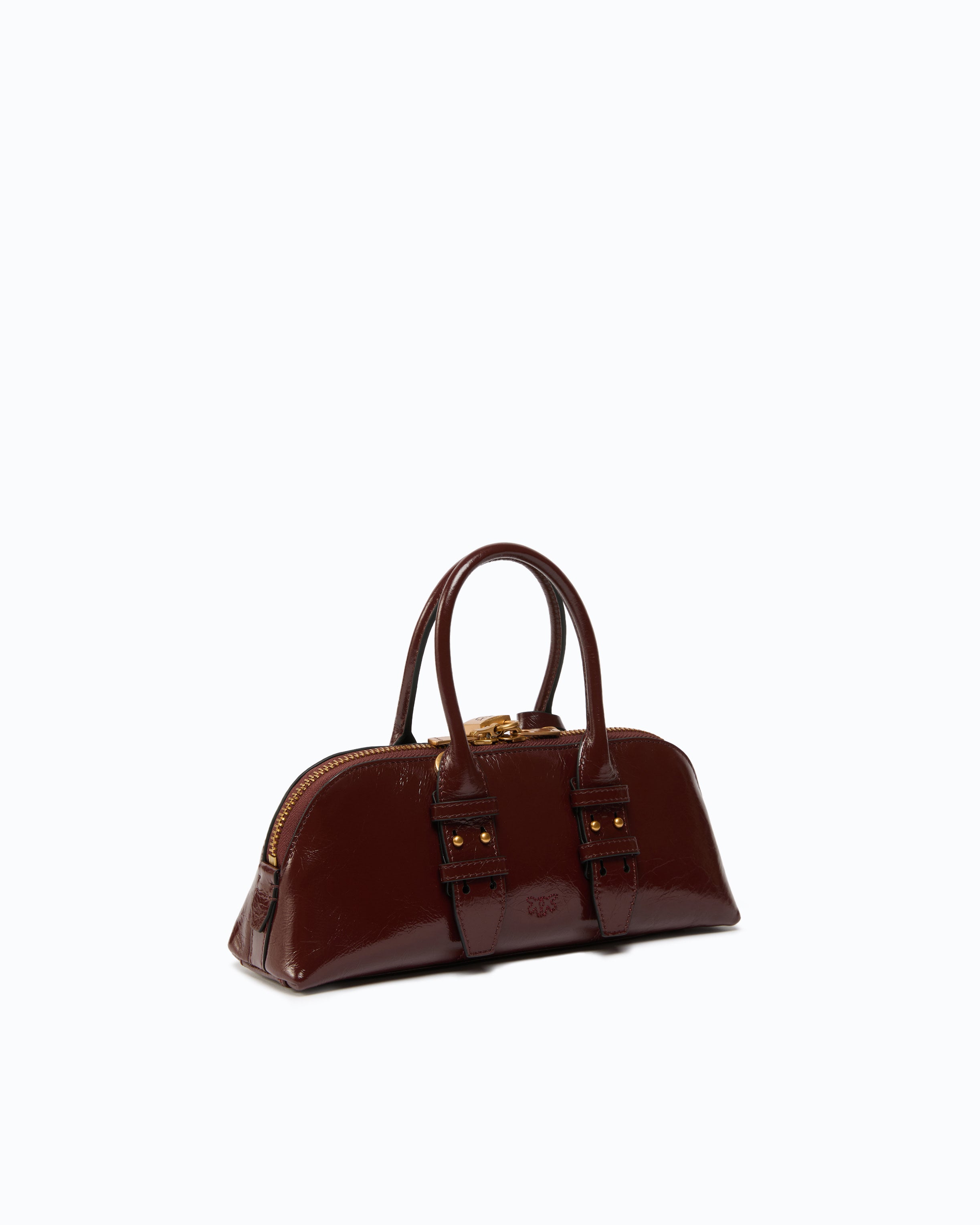 Pinko Escape Bag torebka bowling skórzana mała
