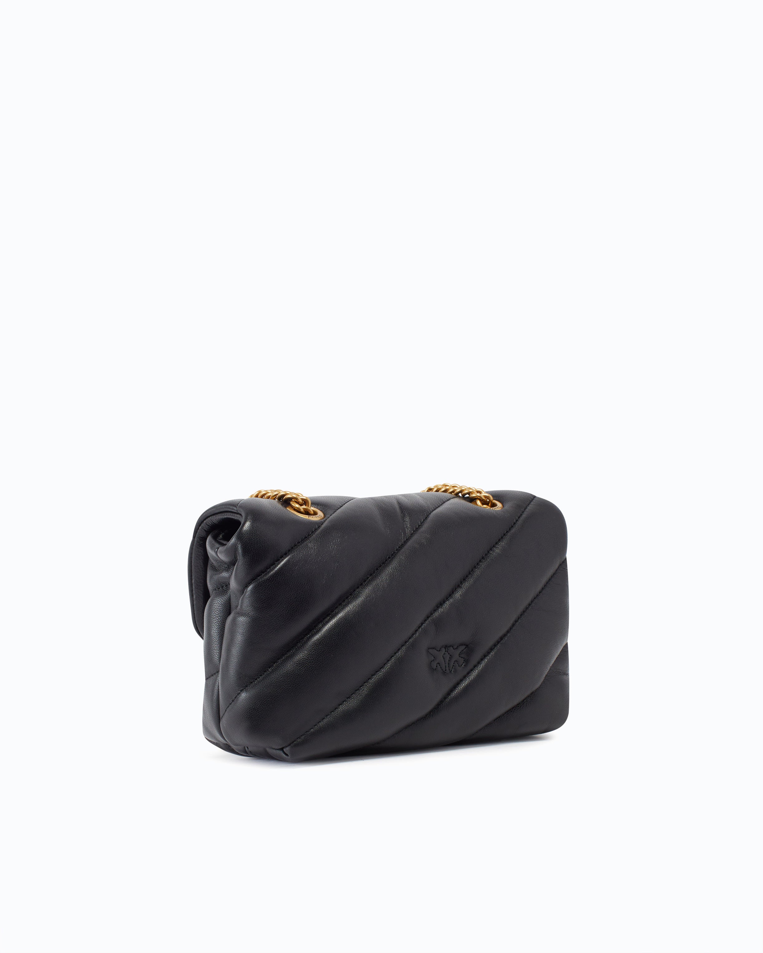 Pinko Love Mini Puff Maxi Quilt torebka czarna