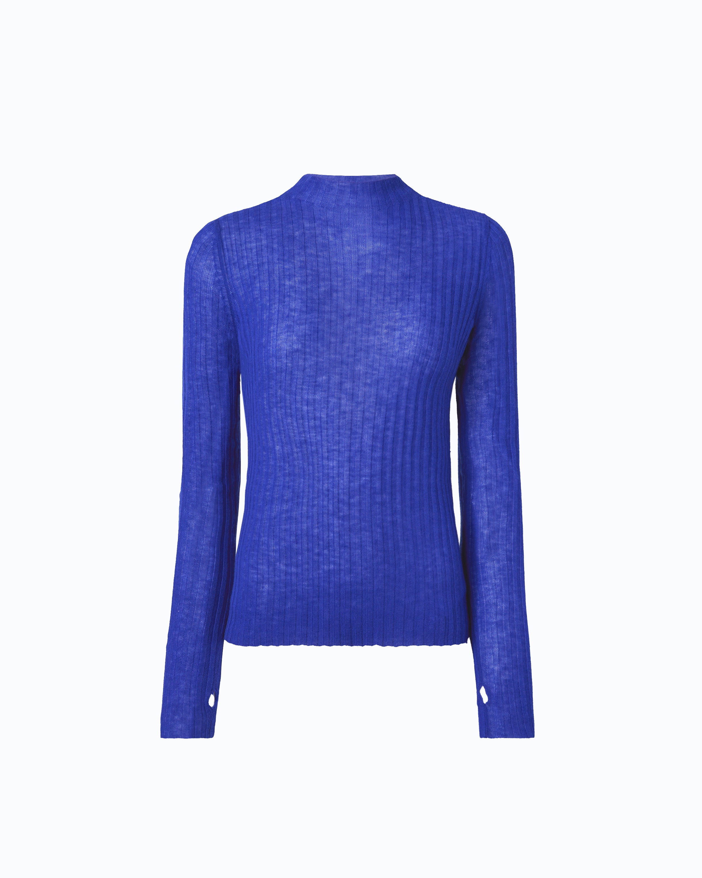 Pinko Muggito Sweater sweter wełniany niebieski