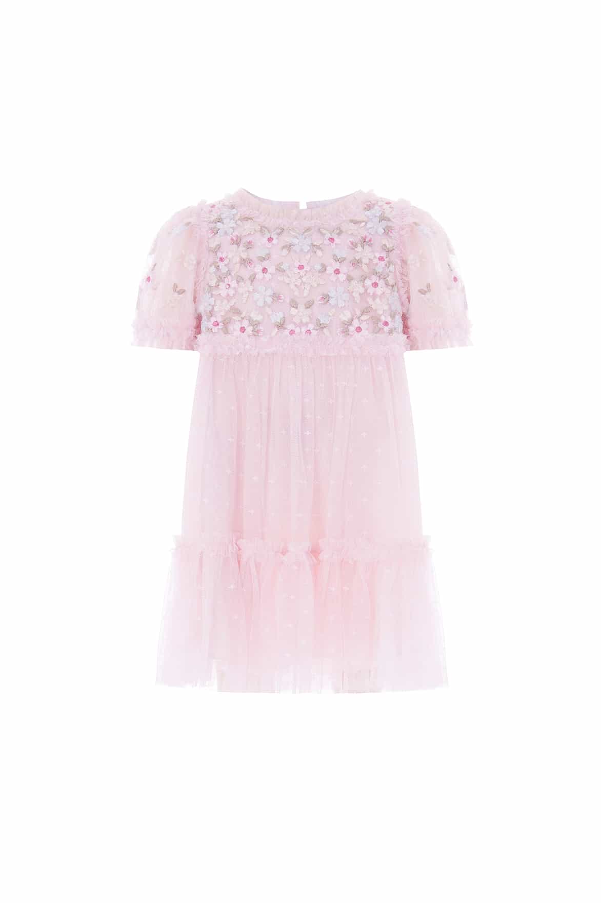 Needle & Thread Garland Ribbon sukienka Pink 3-24M