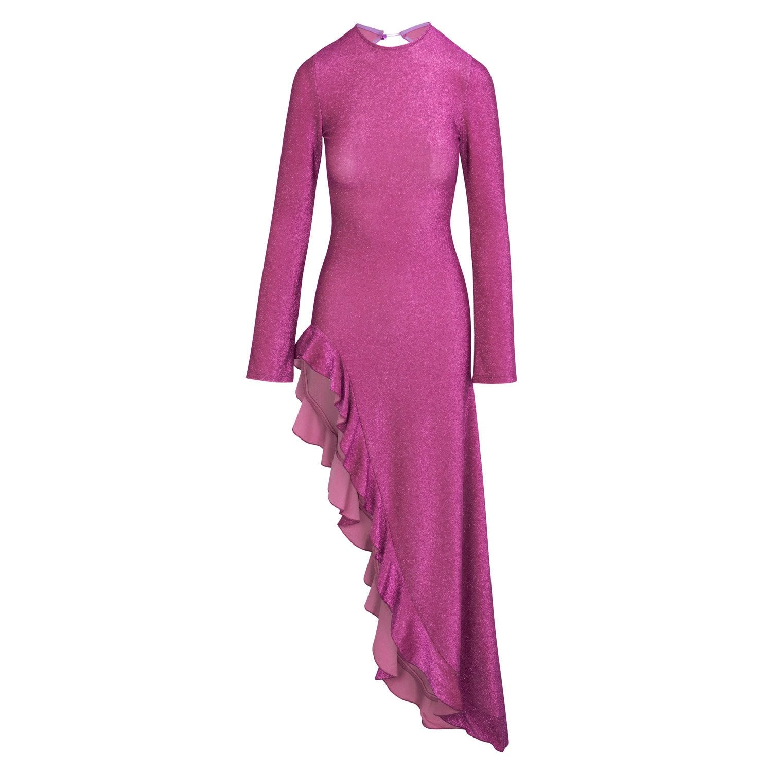 Delfi Collective Rosalia Metallic sukienka wieczorowa długa