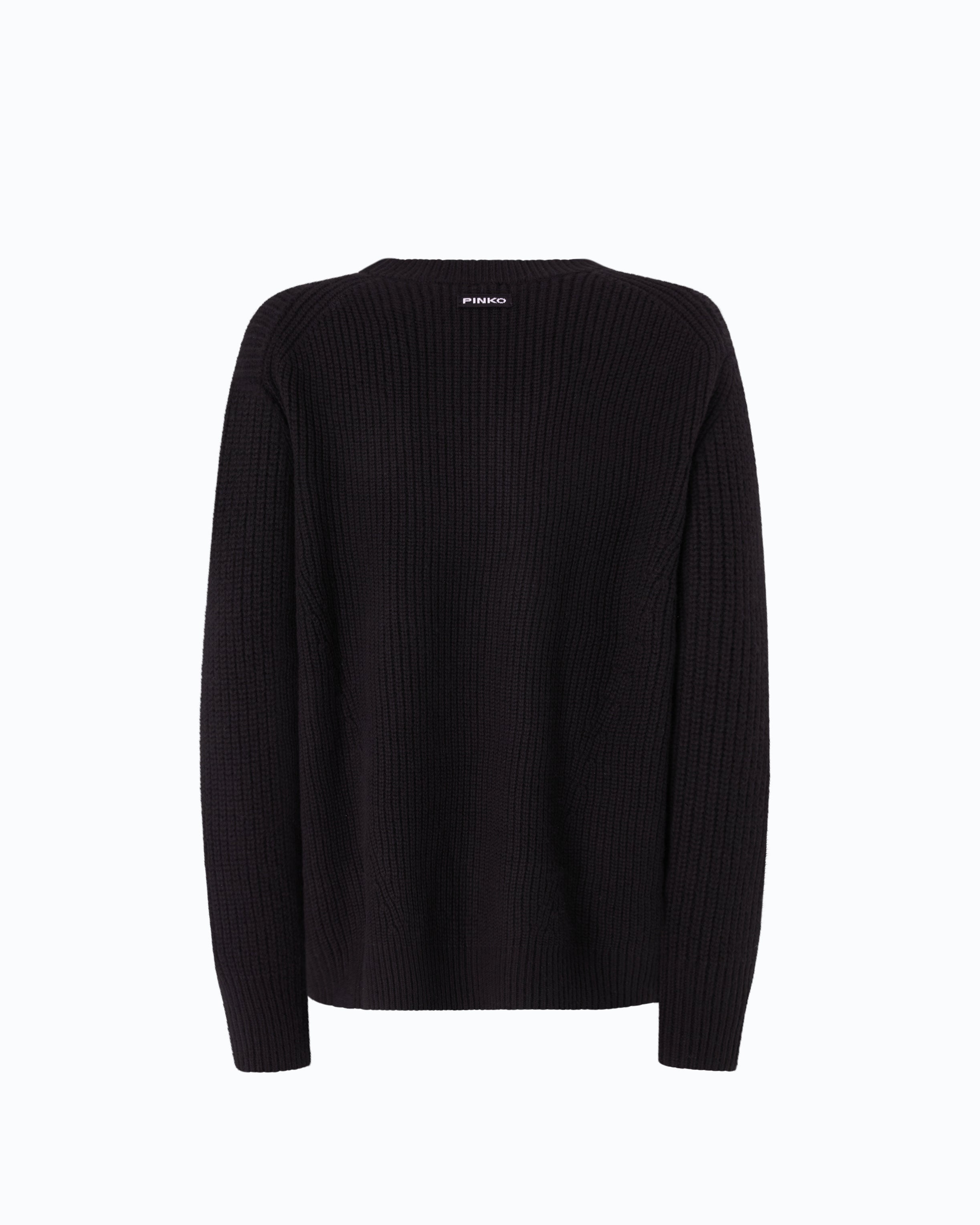 Pinko Gracidio Sweater sweter wełniany czarny