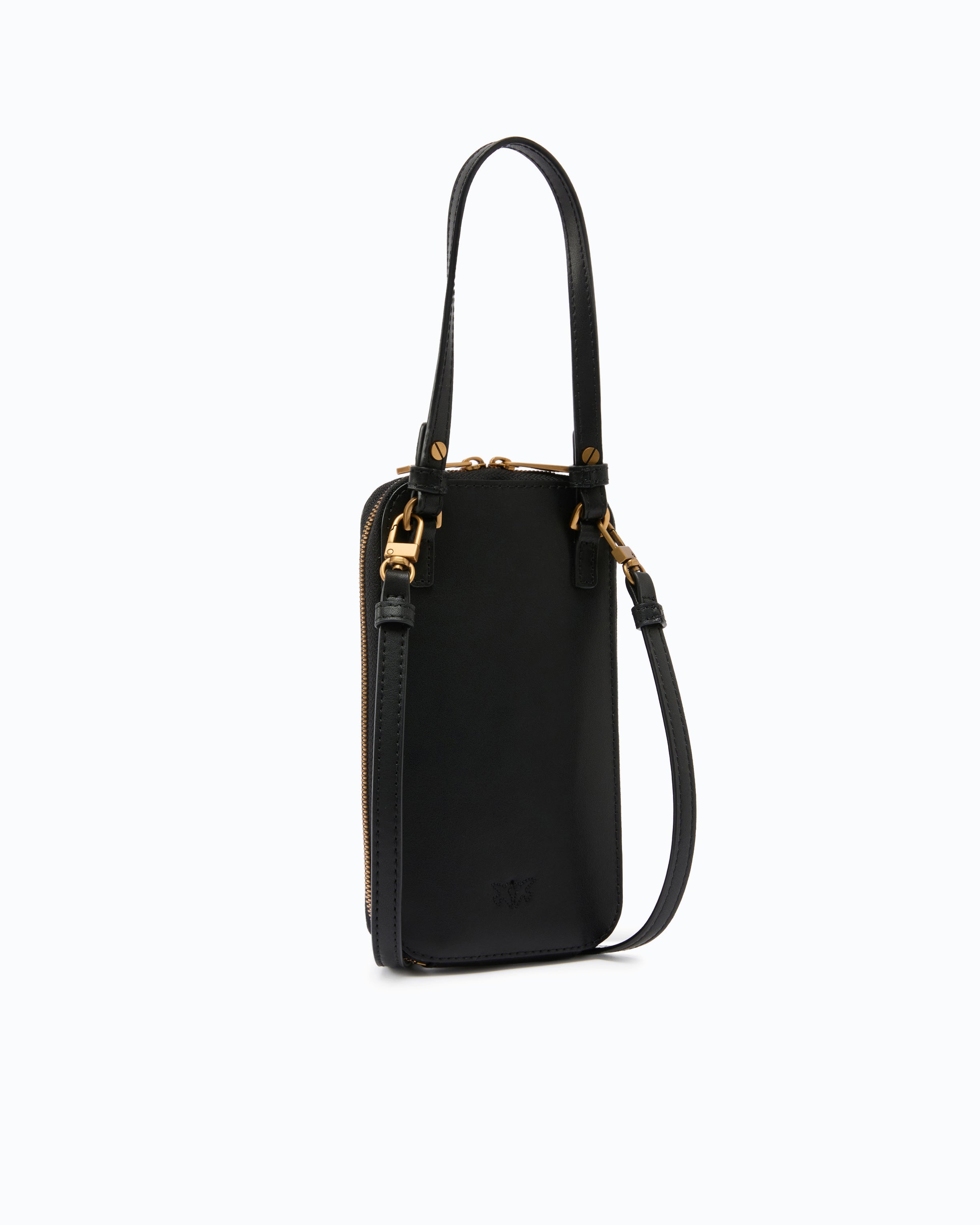 Pinko Phone Case Zip Around etui na telefon skórzane
