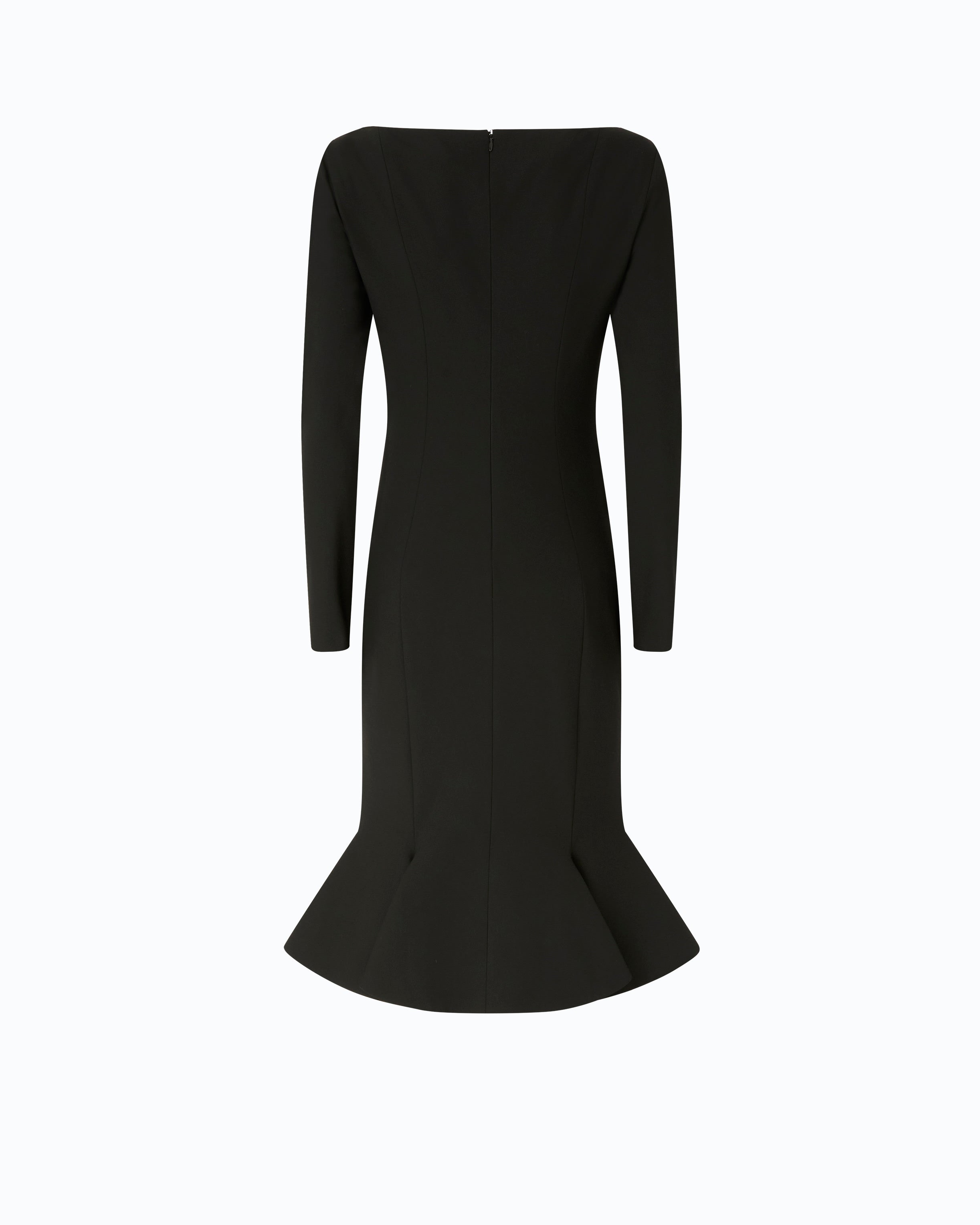 Pinko Opel Dress sukienka midi czarna dopasowana