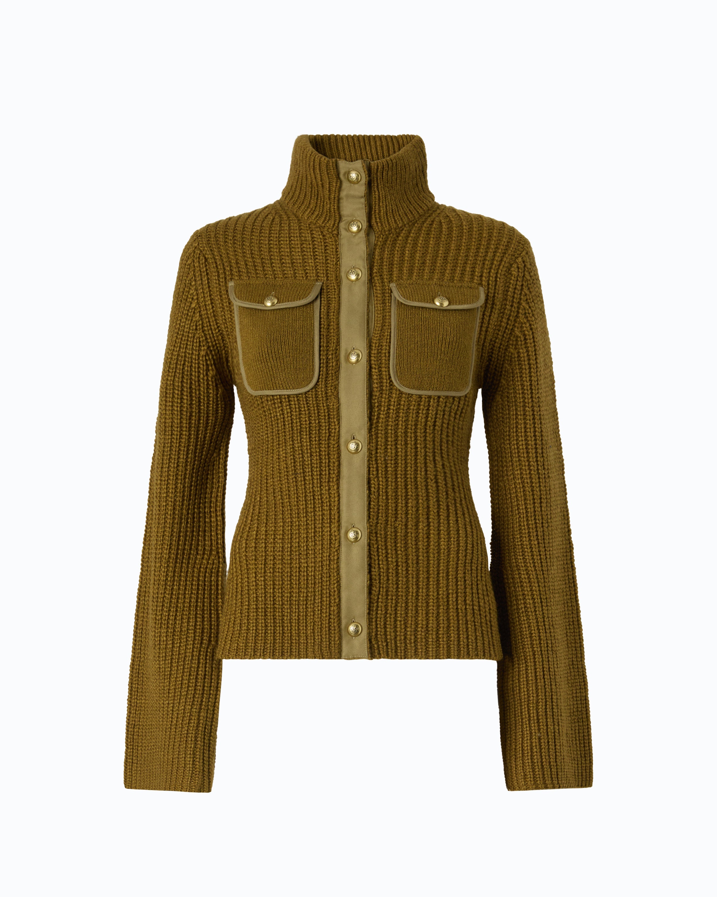 Pinko Pispiglio Cardigan kardigan wełniany z kieszeniami