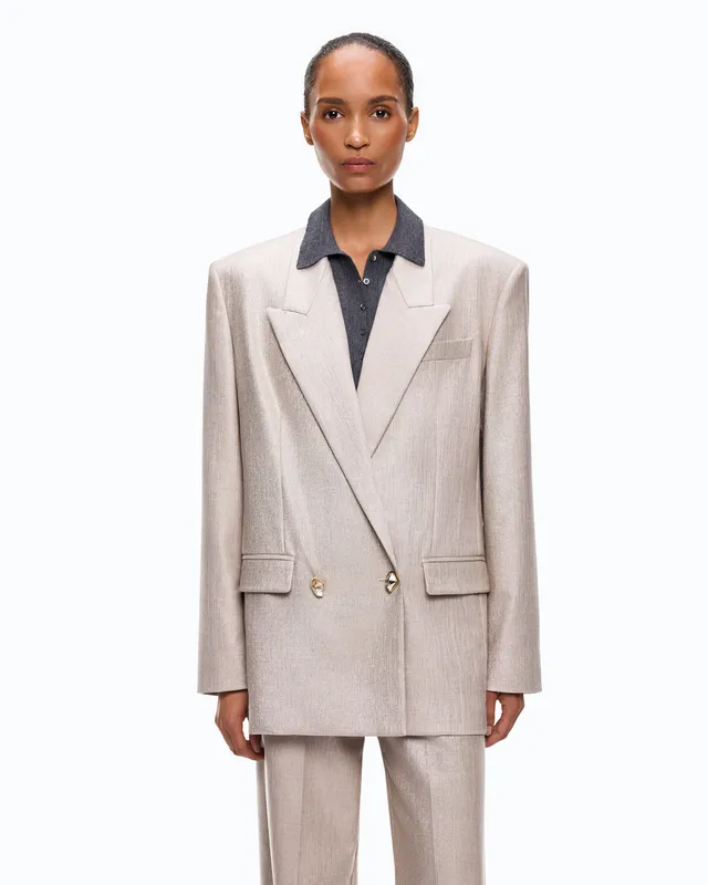 Pinko Cayman Jacket żakiet wełniany beżowy