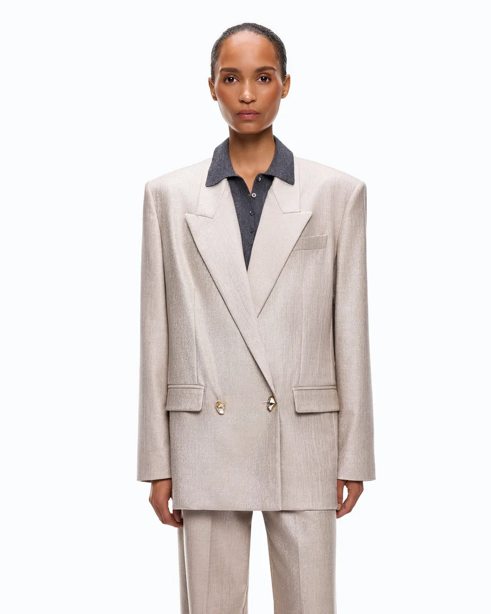 Pinko Cayman Jacket żakiet wełniany beżowy