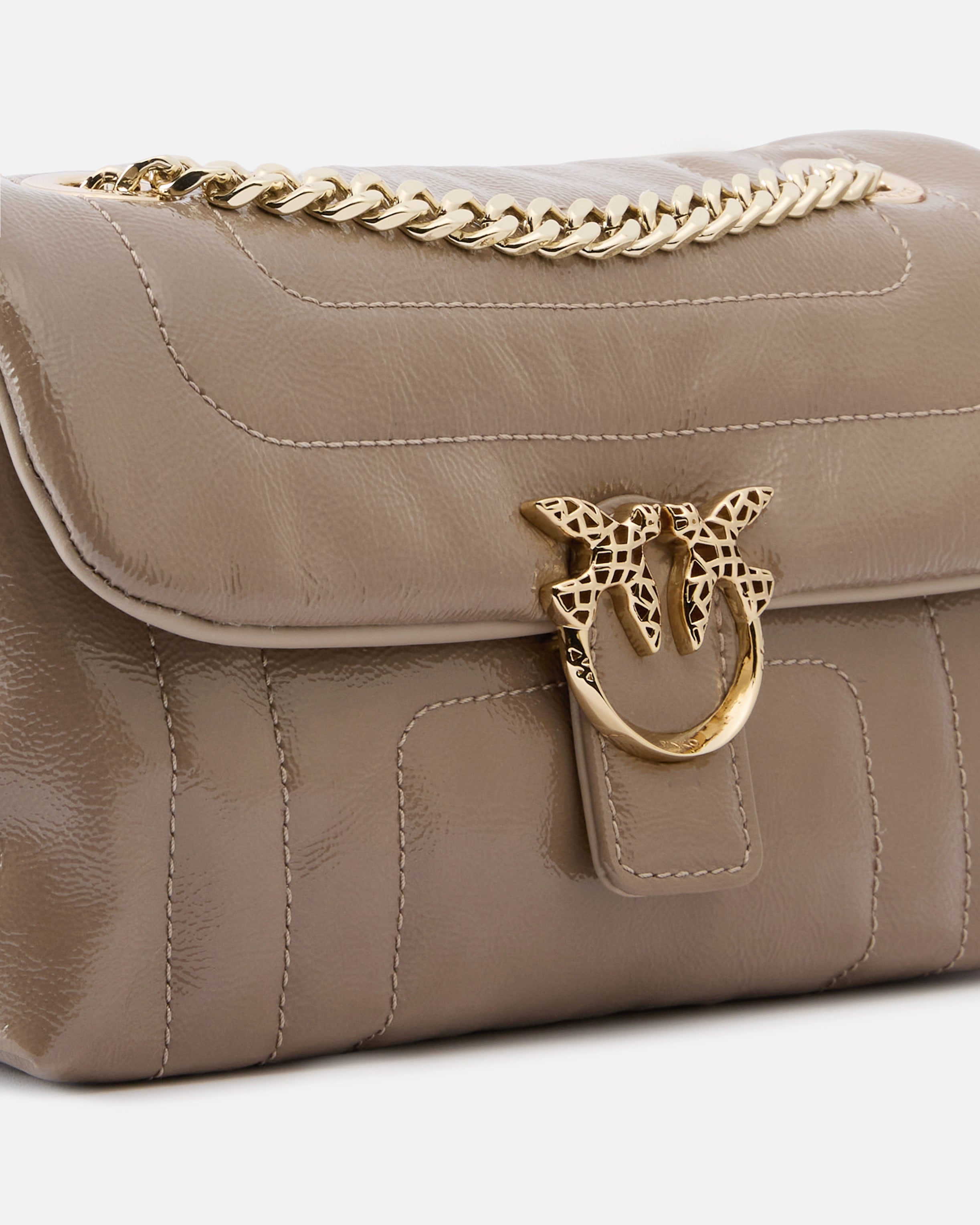 Pinko Love Bag Puff mini torebka pikowana łańcuszek