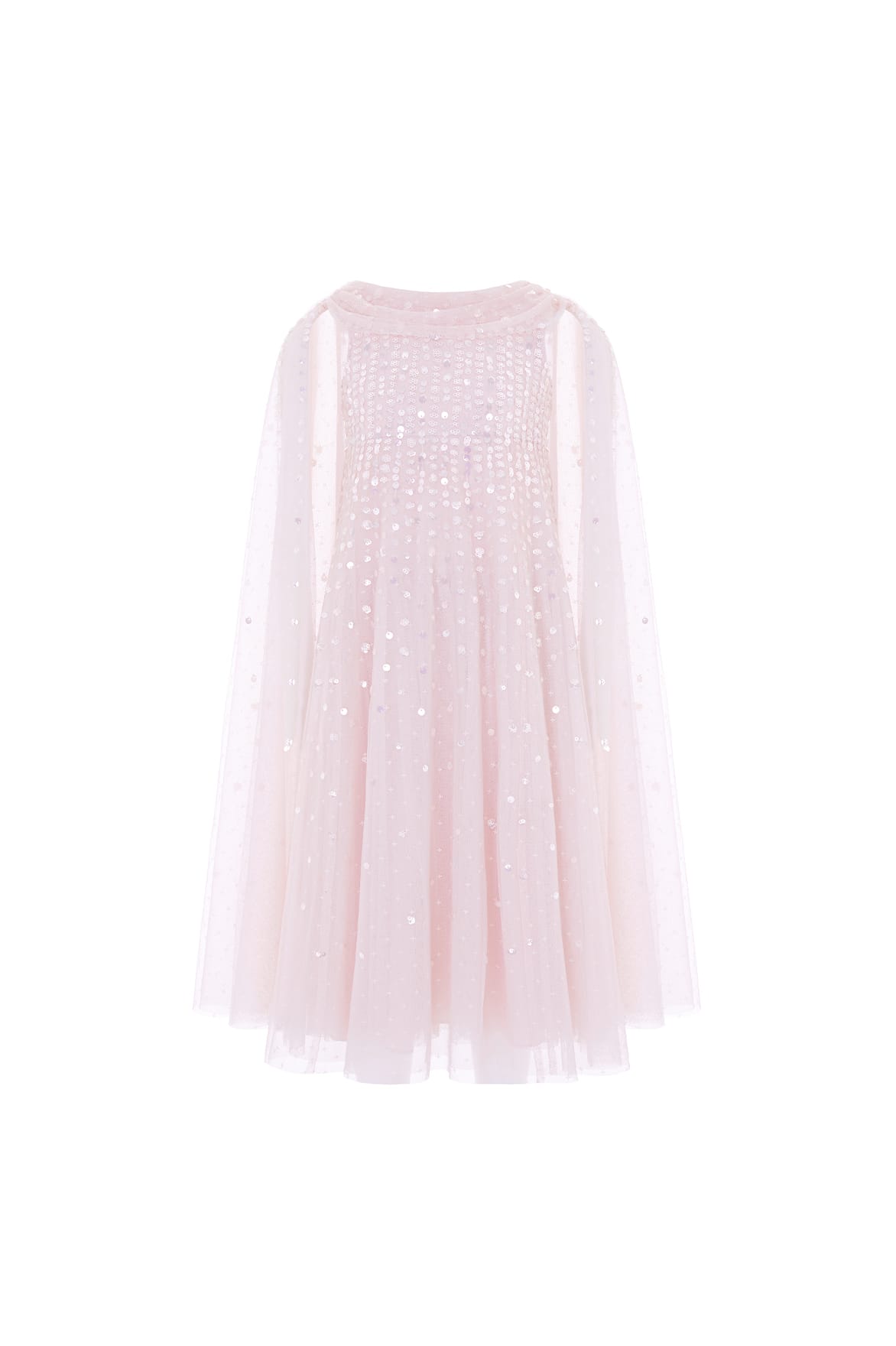 Needle & Thread Moonlight Sequin suknia dziewczęca różowa