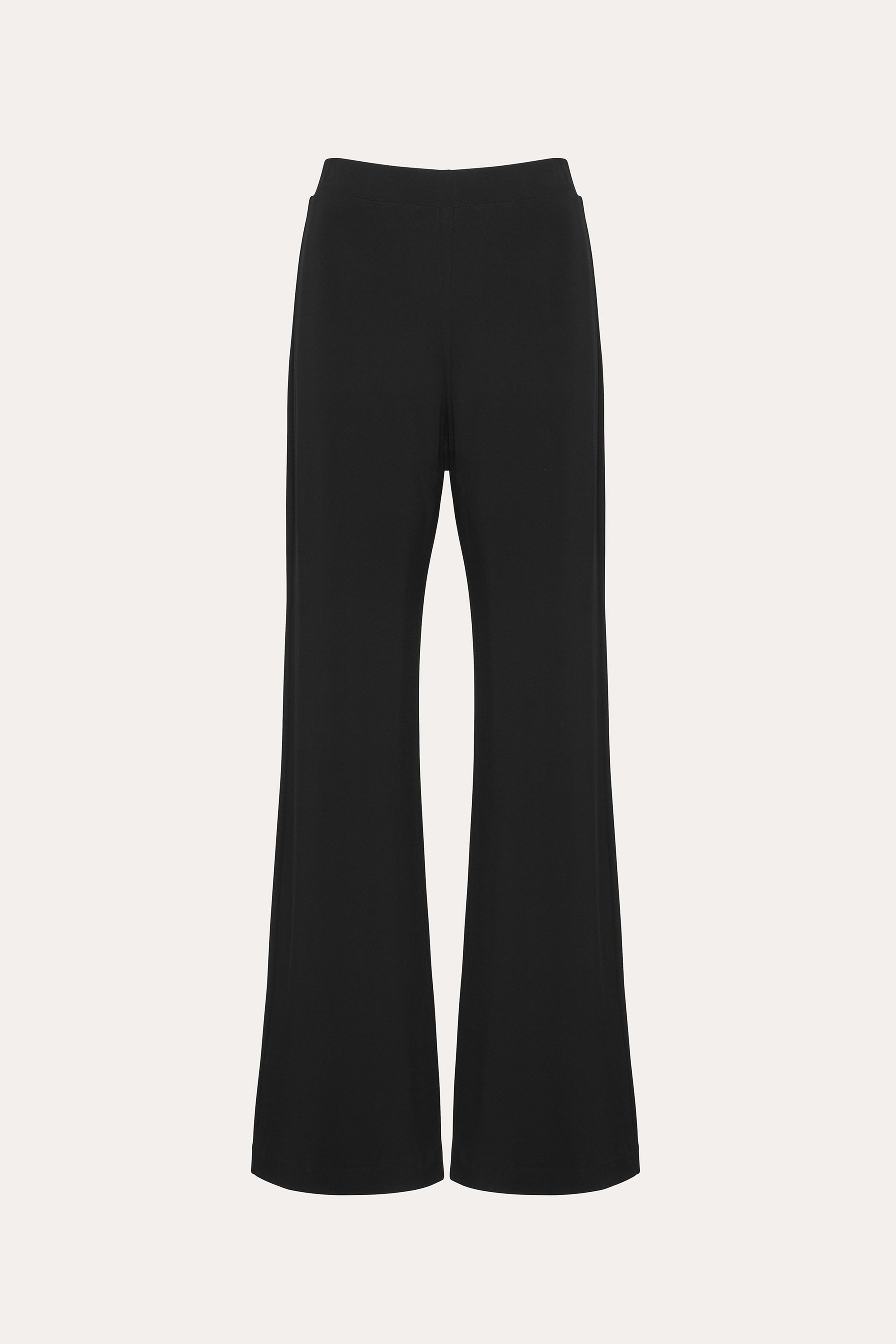 Elie Tahari Matte Jersey spodnie czarne
