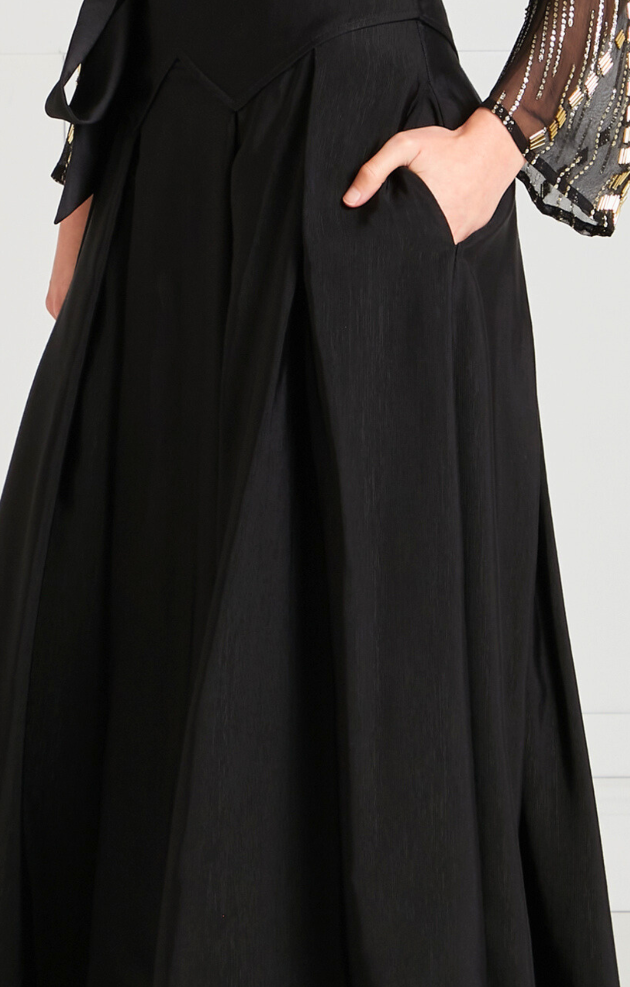 Temperley London Elodie spódnica midi czarna