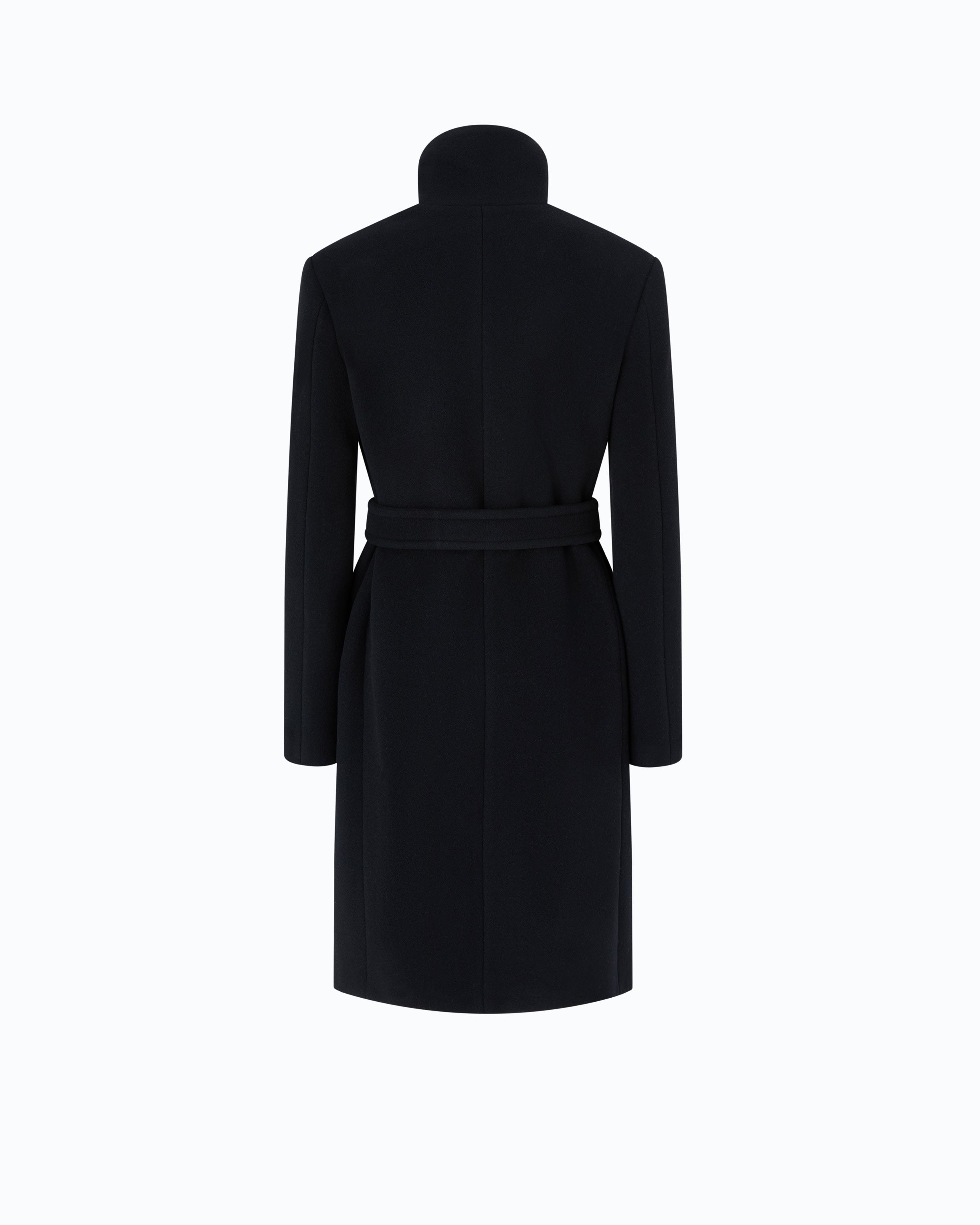 Pinko Citiso Coat płaszcz czarny wełniany