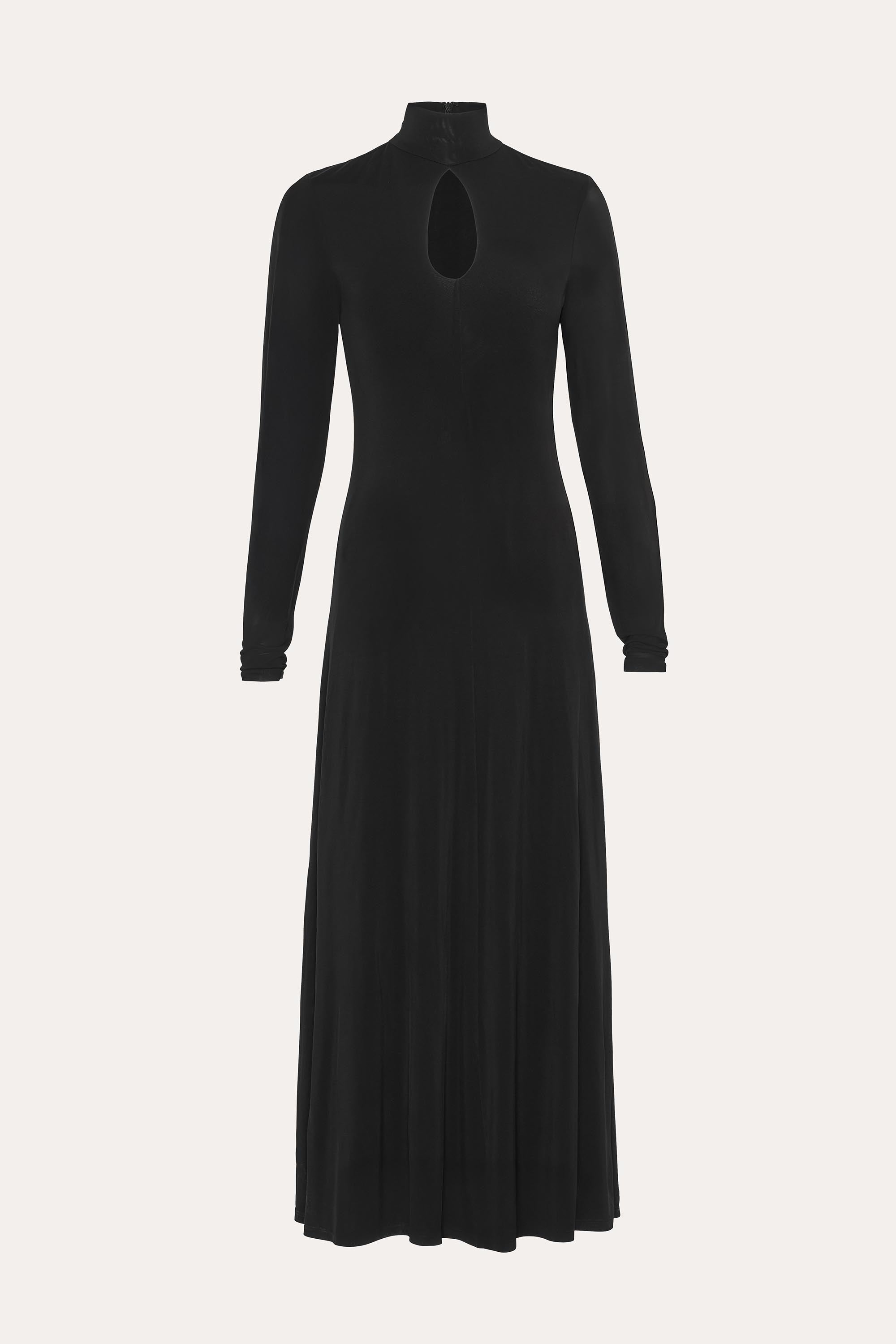 Elie Tahari Raven E8018606 sukienka midi czarna