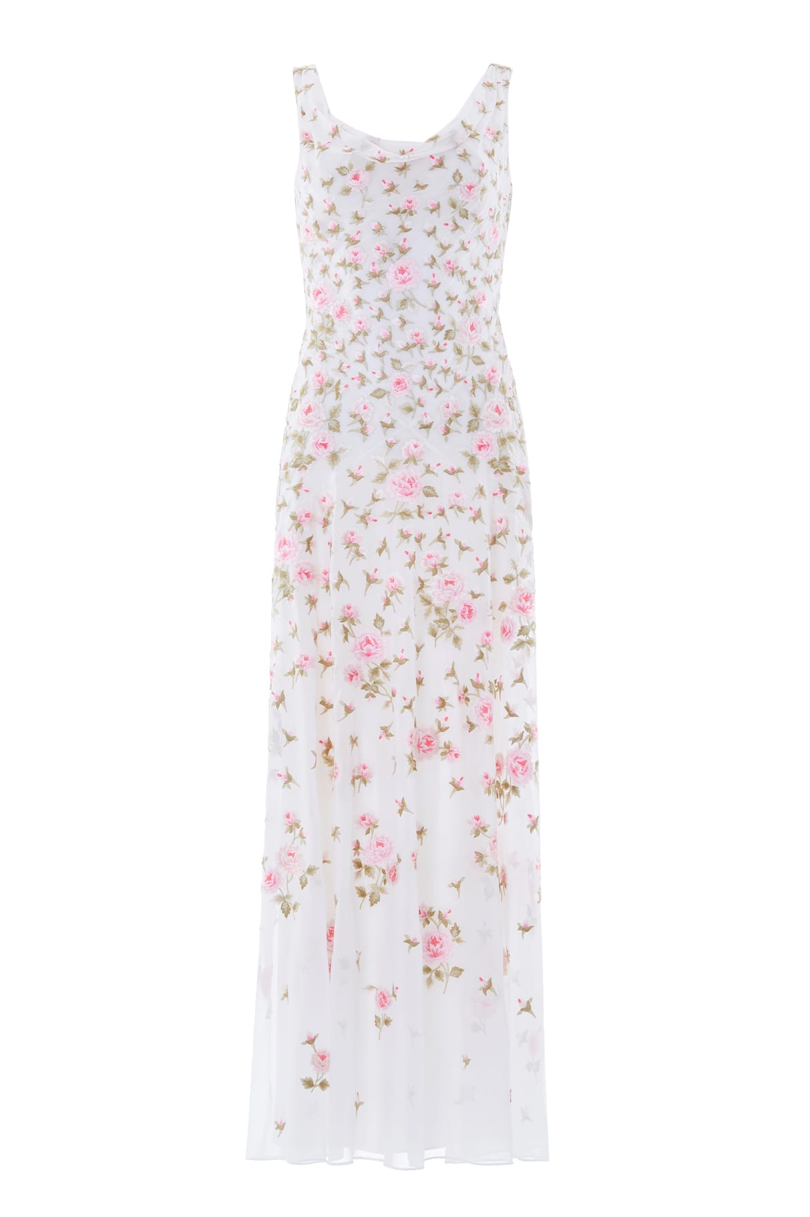 Needle & Thread Rose Bloom Georgette Gown suknia biała