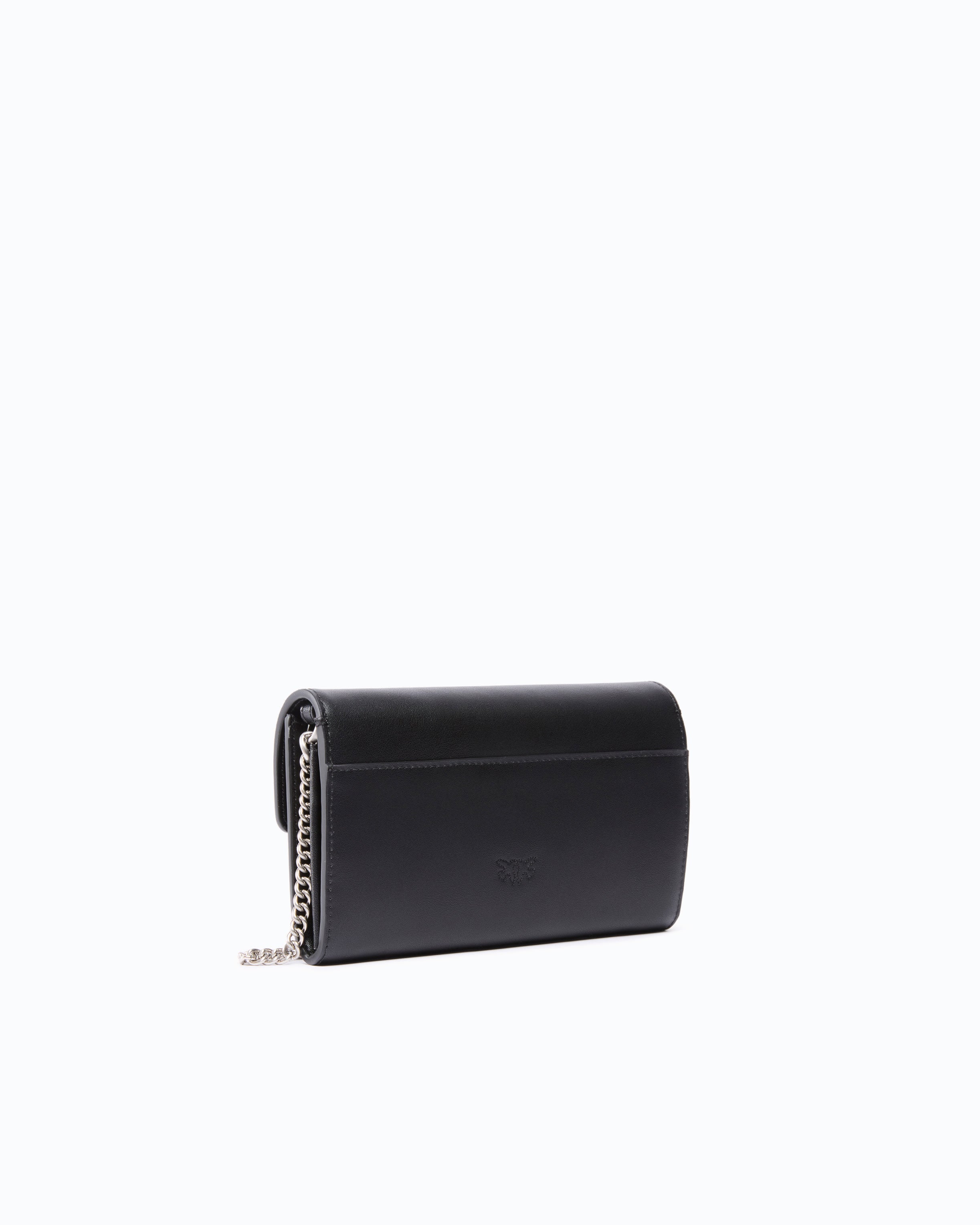 Pinko Love Bag One Wallet Simply portfel skórzany z łańcuchem