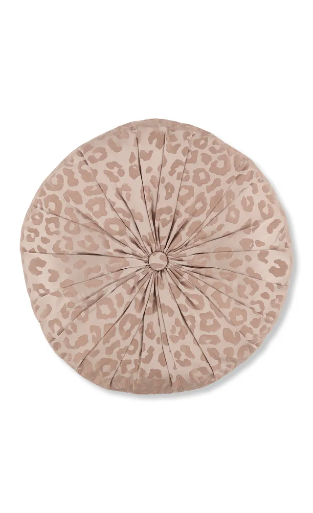 Temperley London Saskia Round Cushion poduszka różowa okrągła