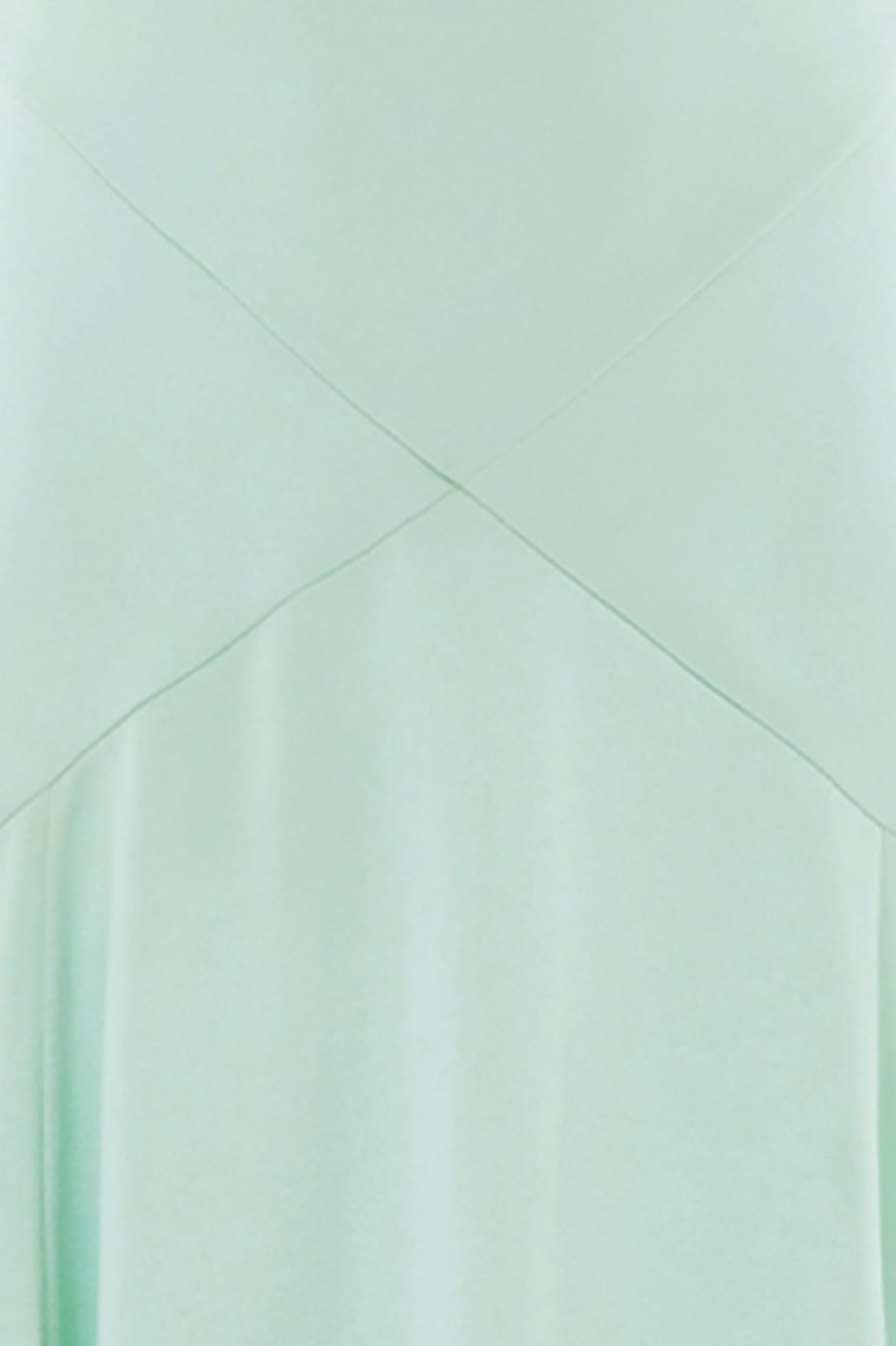 Needle & Thread Evangeline sukienka wieczorowa Green satynowa
