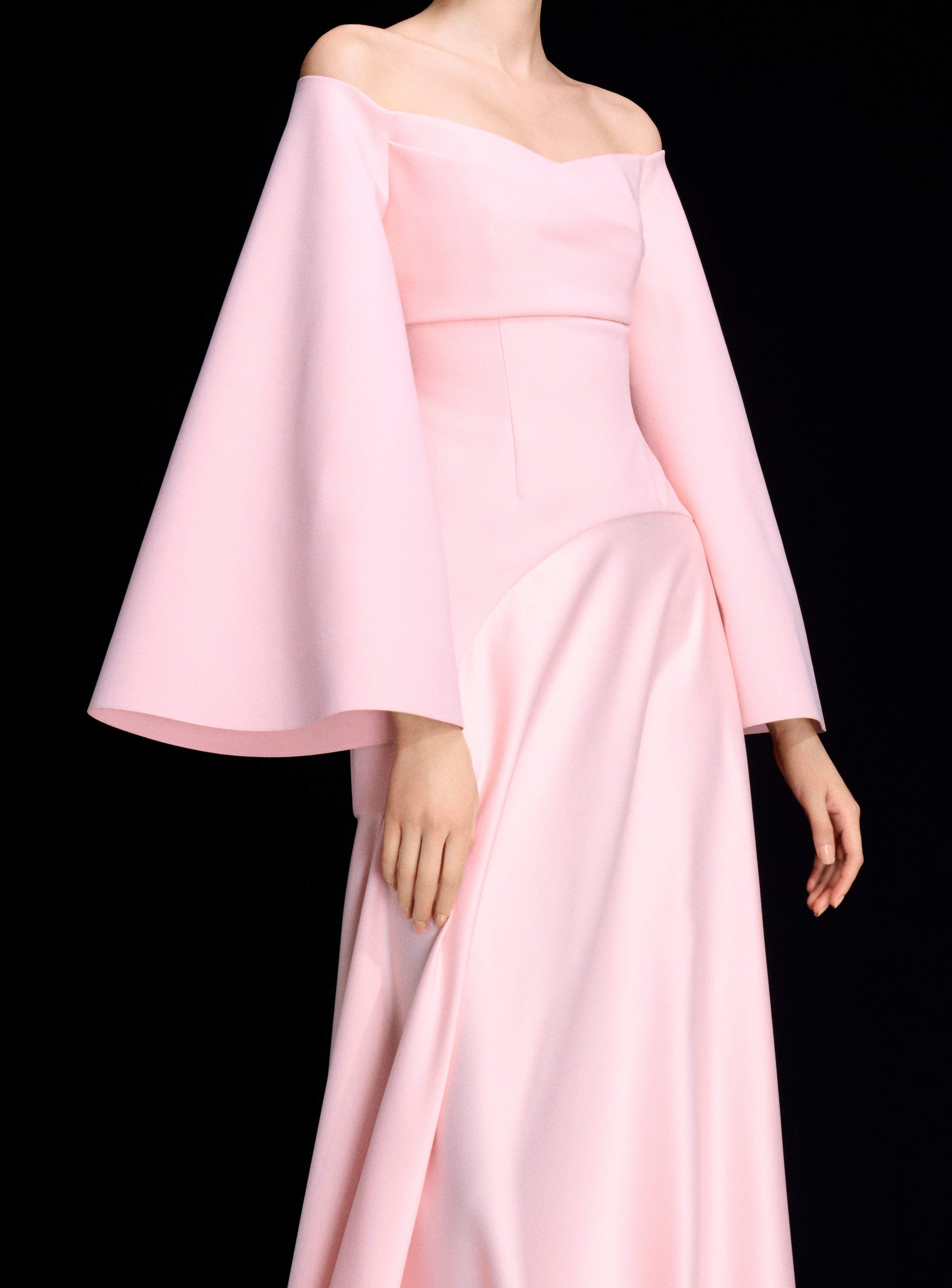 Solace London Rina sukienka maxi różowa