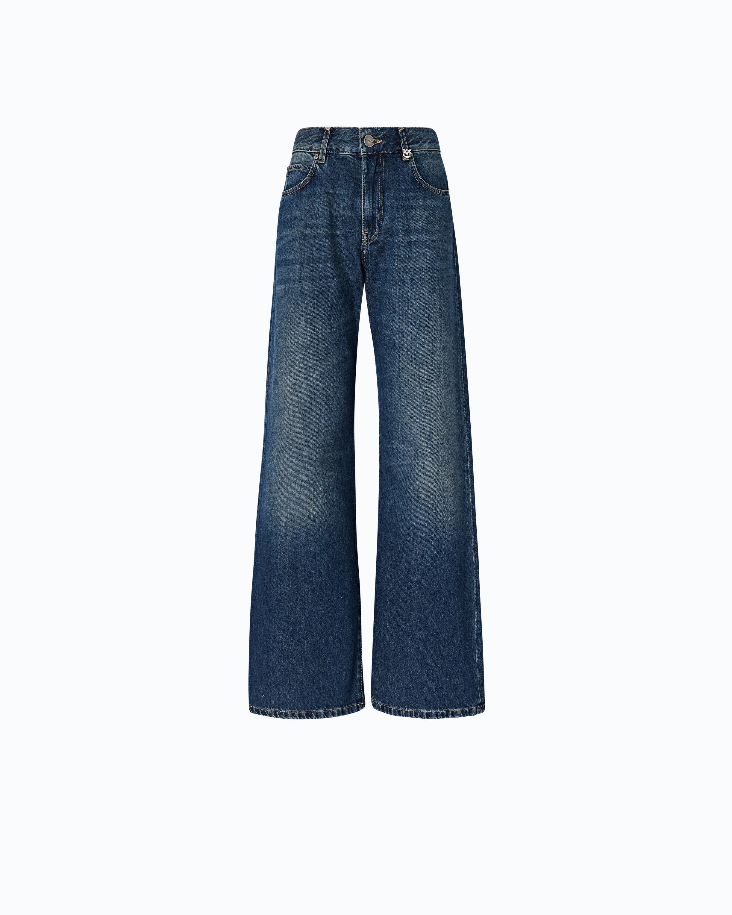 Pinko Wanda Wide Leg dżinsy soft stone wash