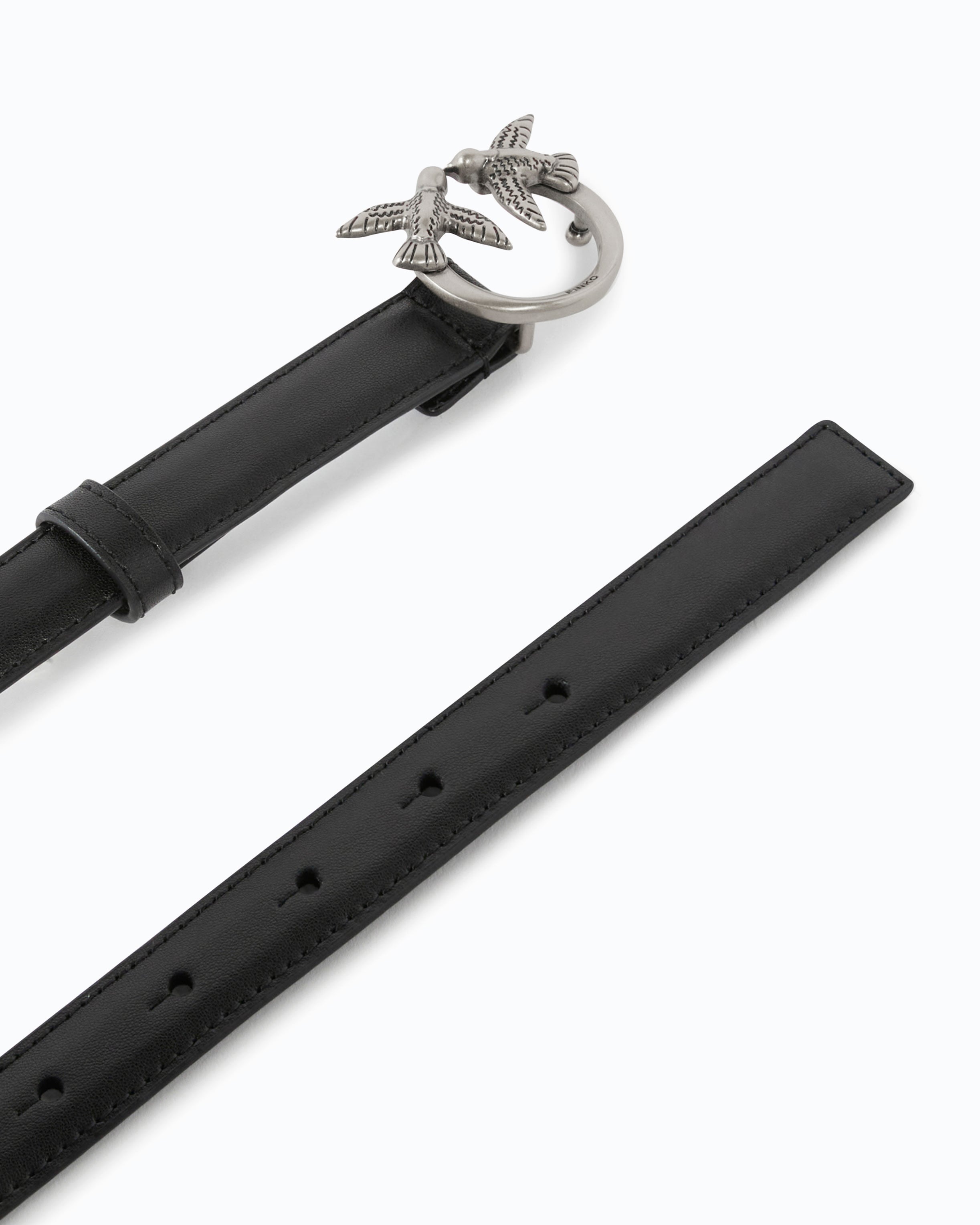 Pinko Love Berry H2 Belt pasek skórzany 2 cm
