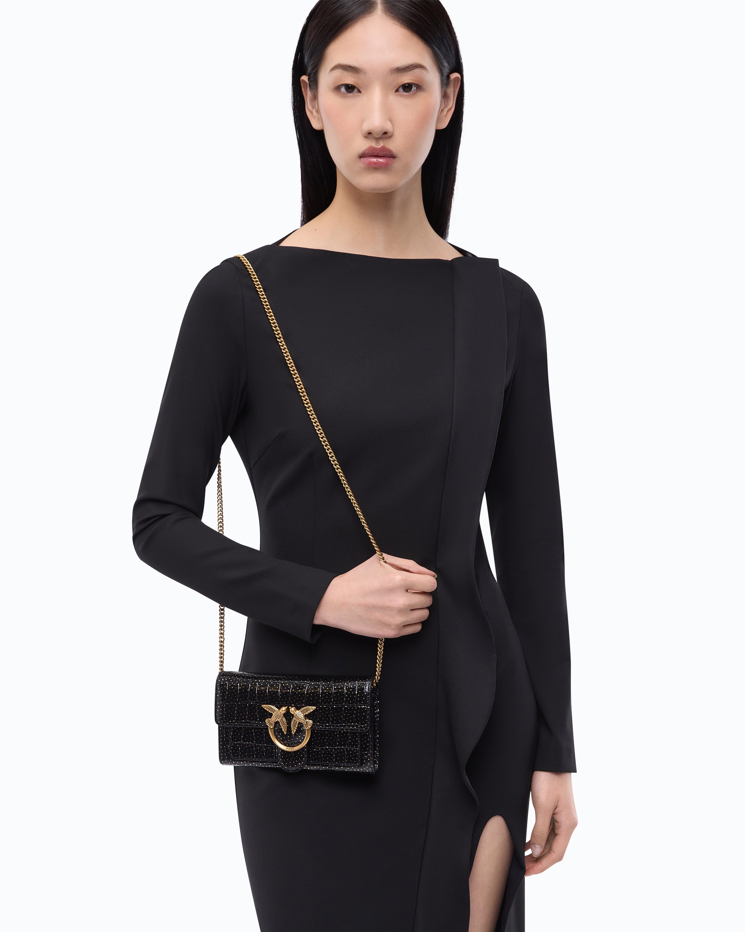 Pinko Love Bag One Wallet kopertówka czarna