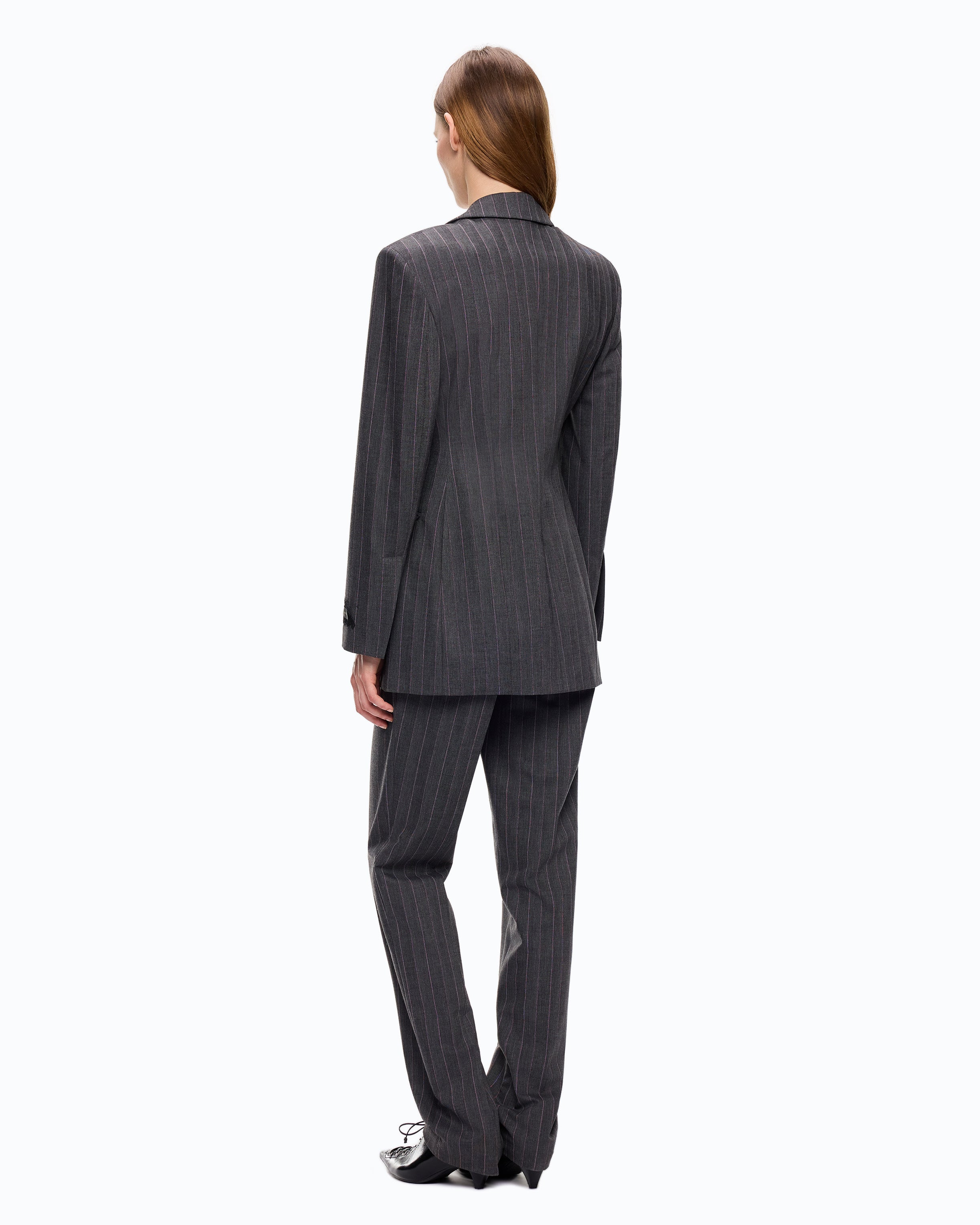 Pinko Gilia Jacket żakiet wełniany w prążek