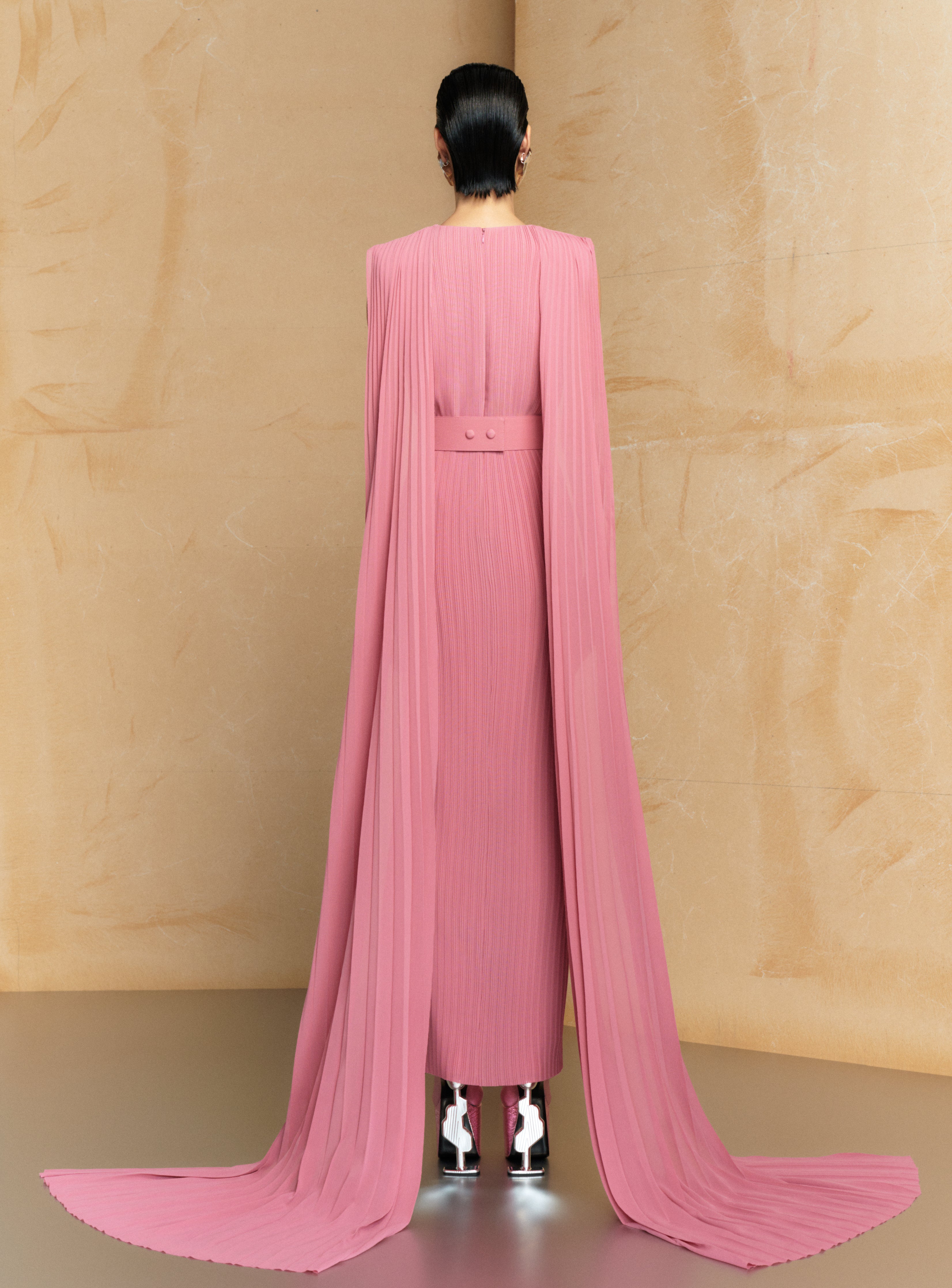 SOLACE LONDON Tavia sukienka wieczorowa peony maxi