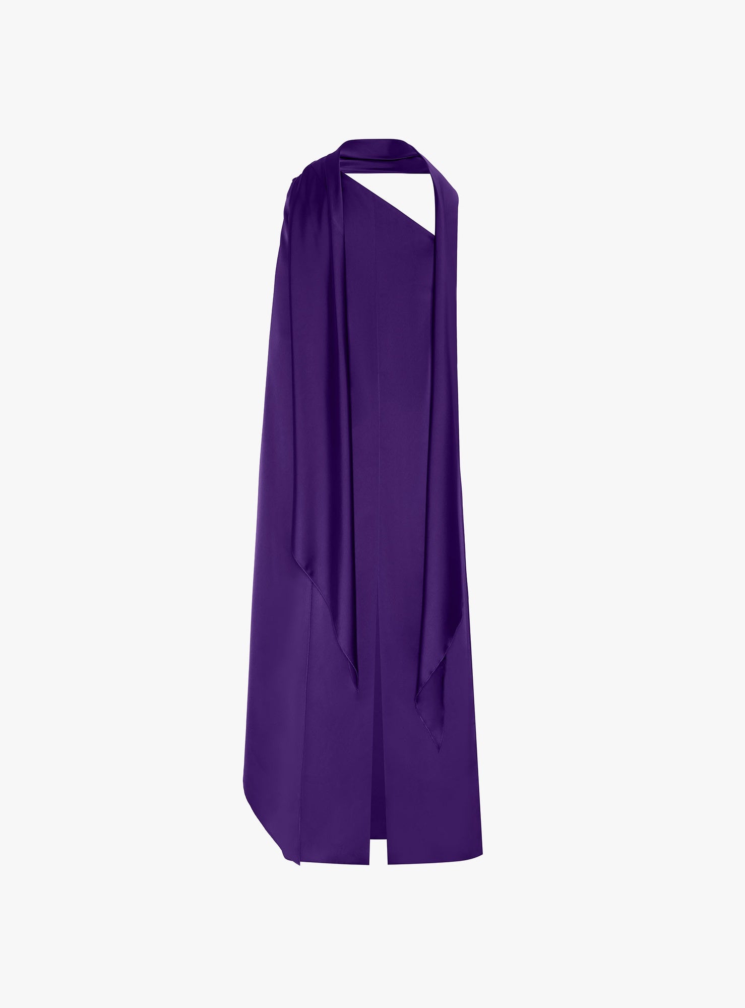 Solace London Newman sukienka wieczorowa maxi fiolet