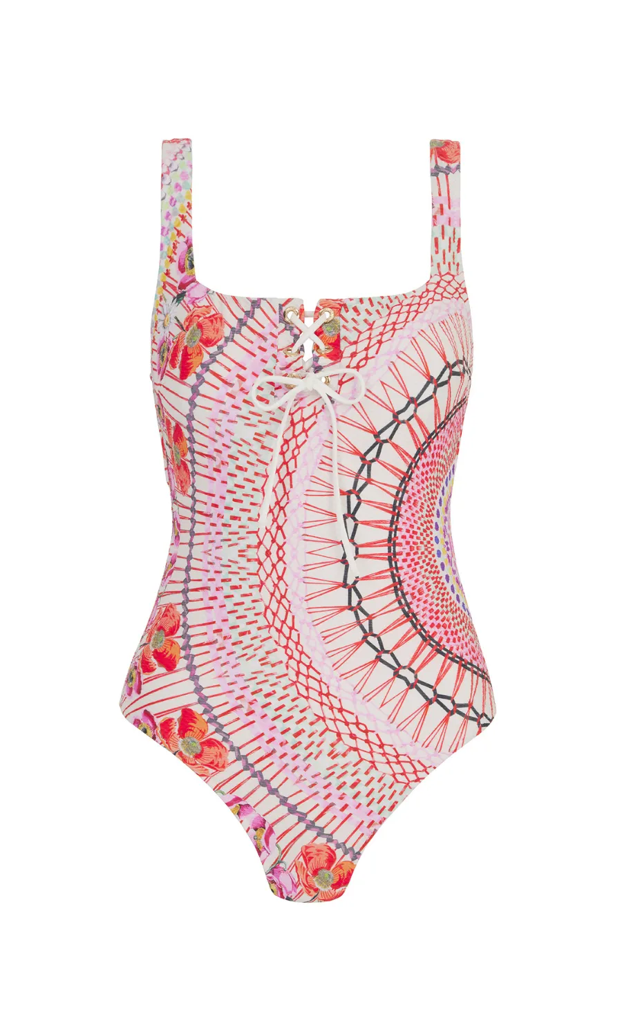 Temperley London Pomegranate strój kąpielowy Pink Mix