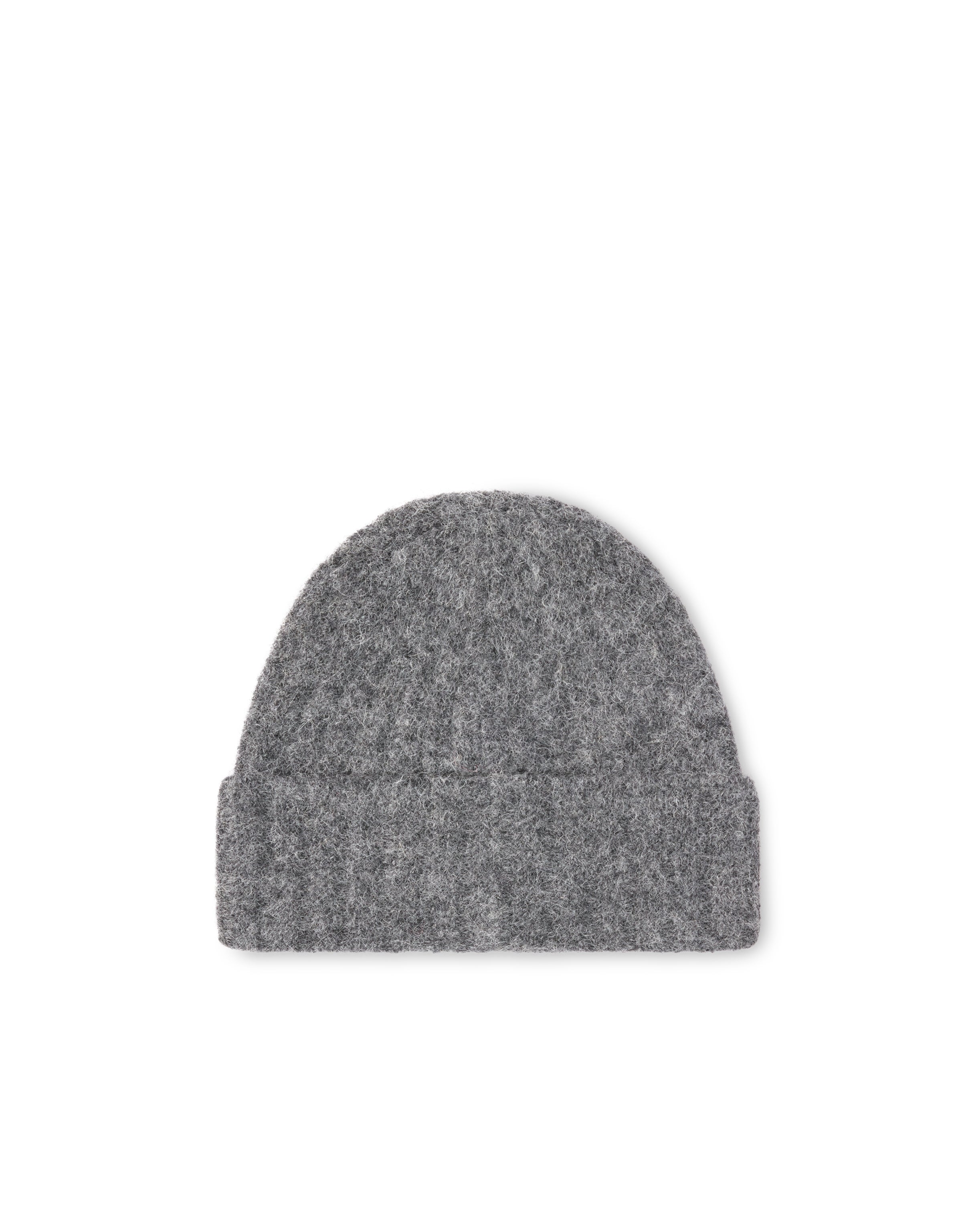 Pinko beanie czapka wełniana szara logo