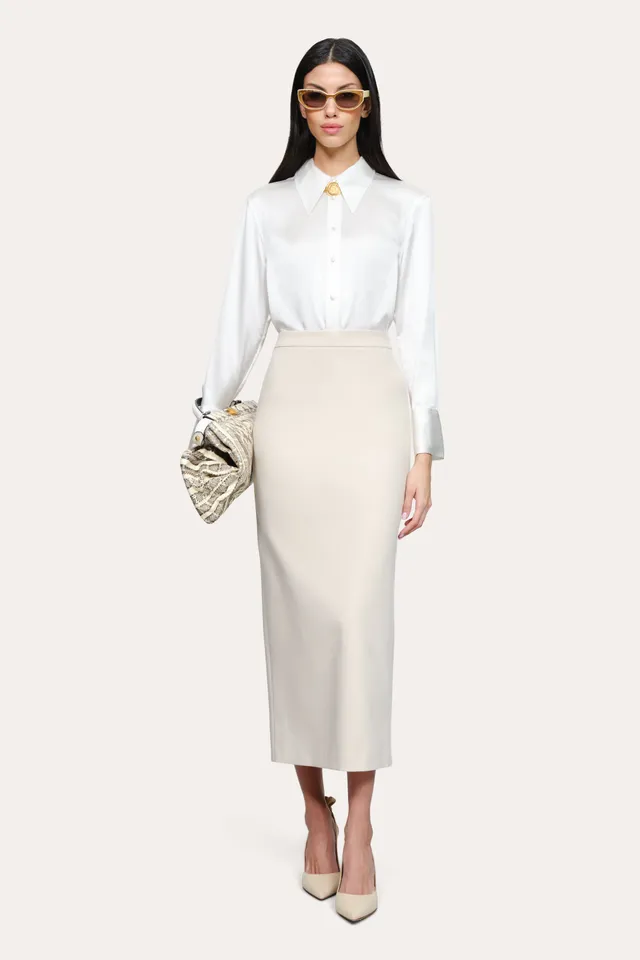 Elie Tahari Cleo E4016306 spódnica Camellia Veil ołówkowa