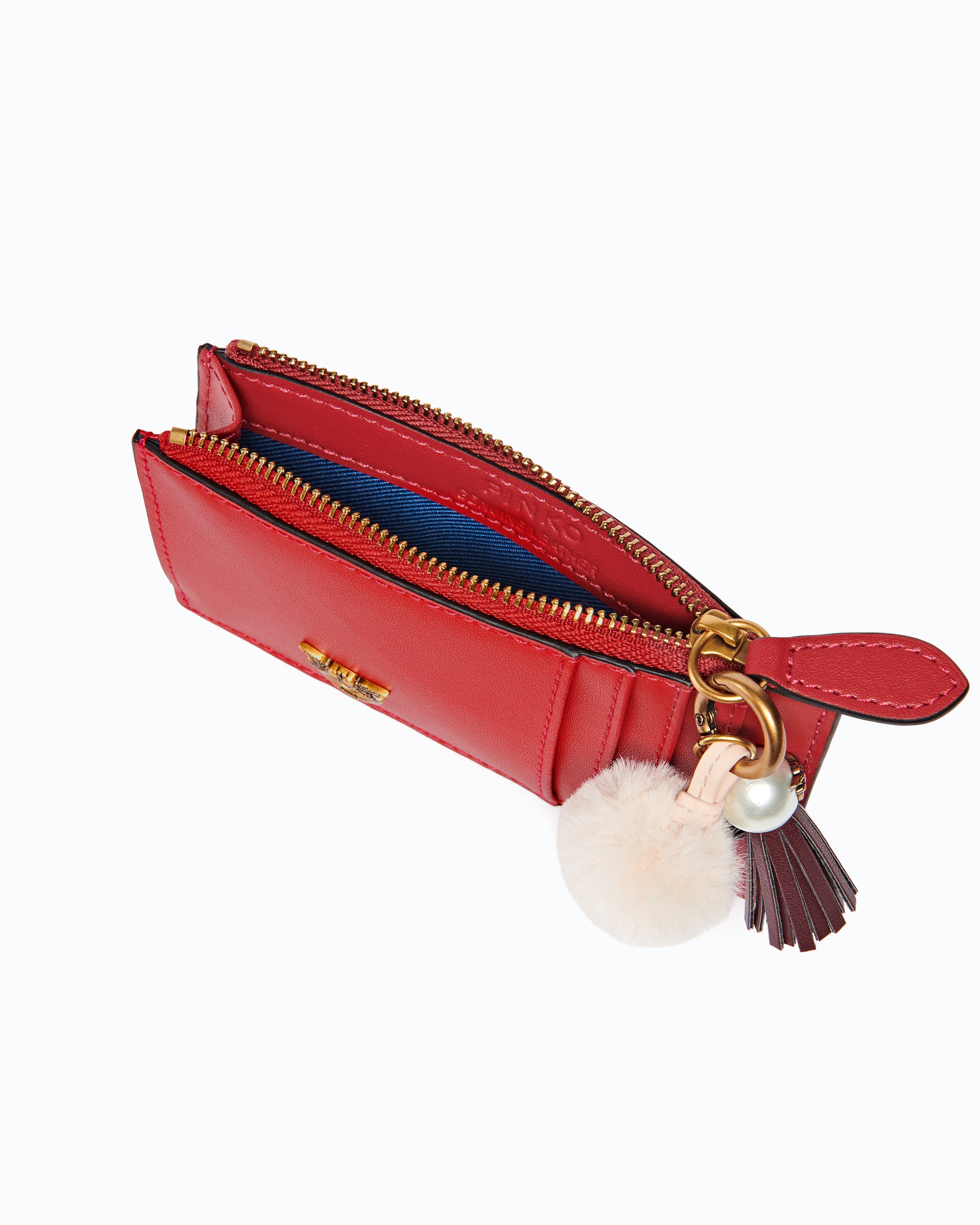 Pinko Airone Card Holder etui na karty skórzane