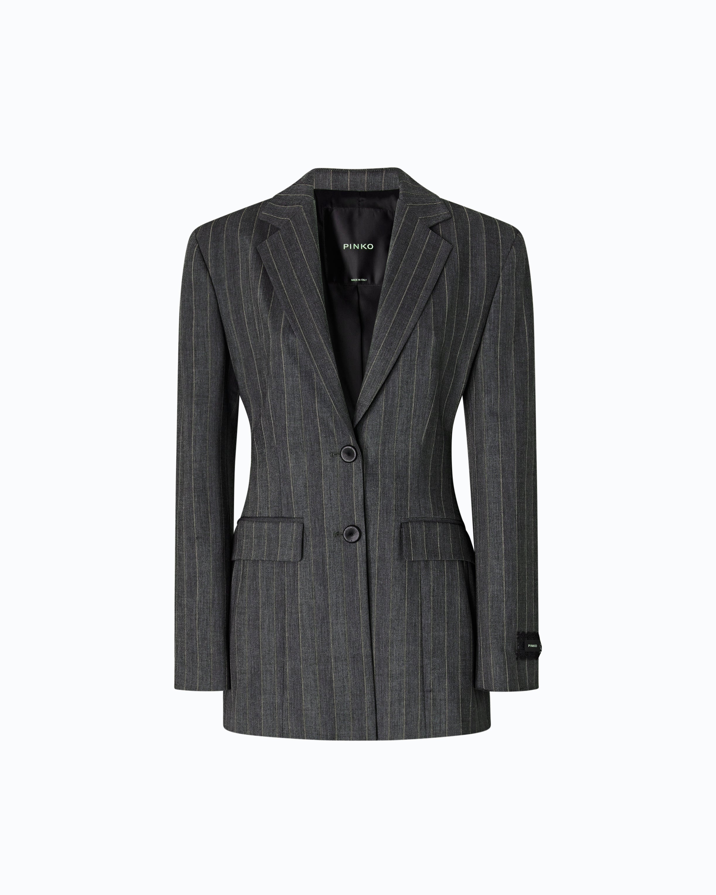 Pinko Gilia Jacket żakiet wełniany w prążek