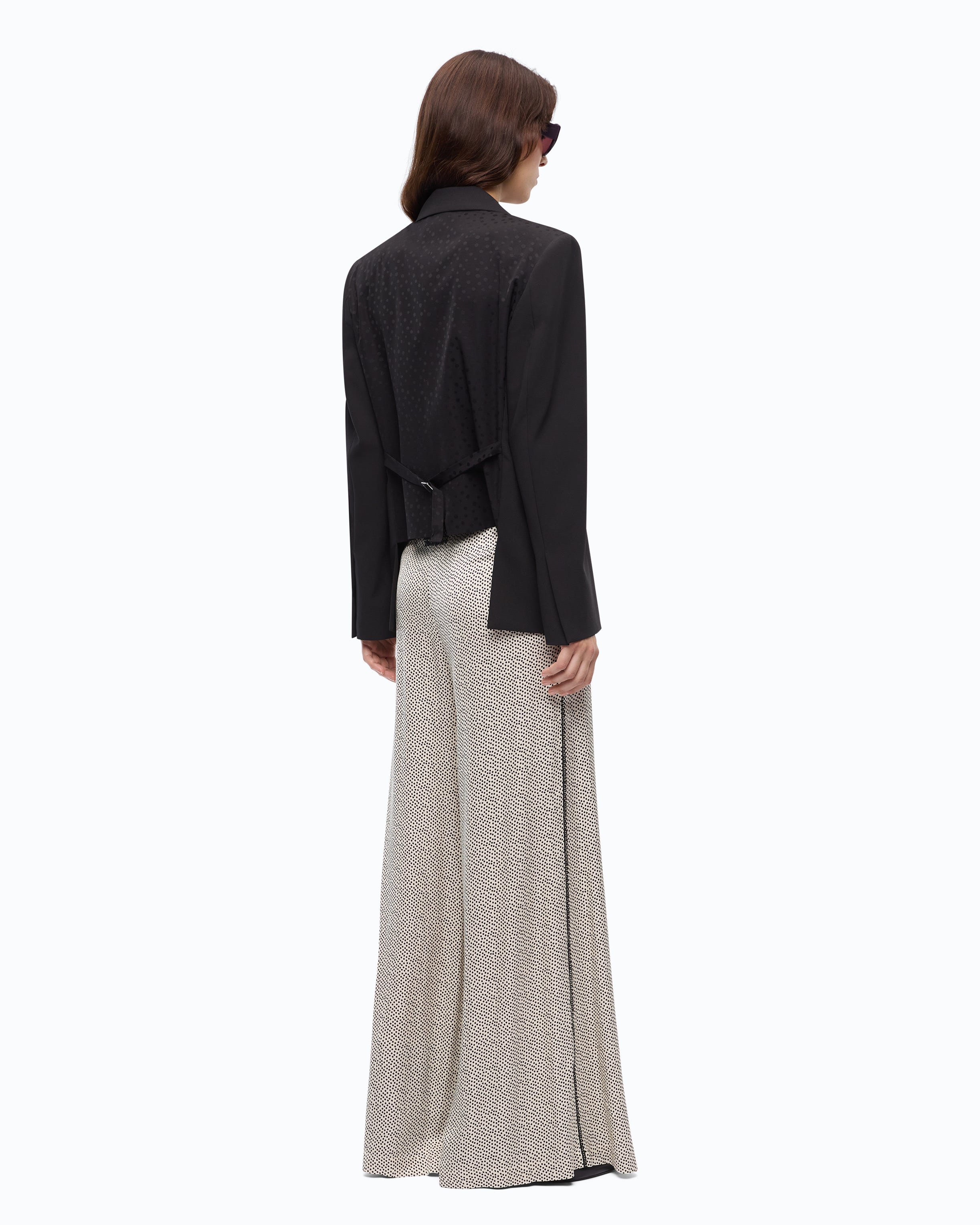 Pinko Umbrella Jacket marynarka w kropki czarna
