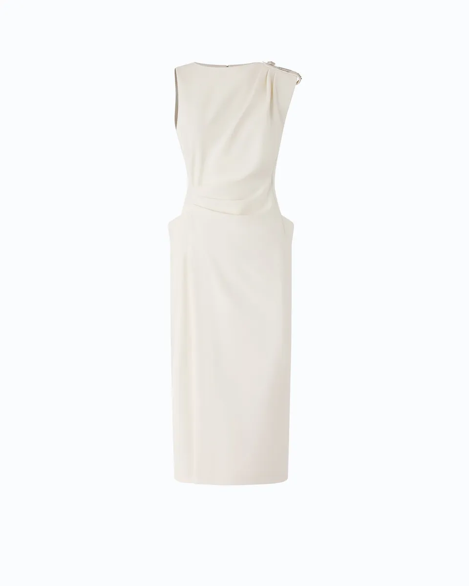 Pinko Ulysse Dress sukienka ołówkowa midi biała