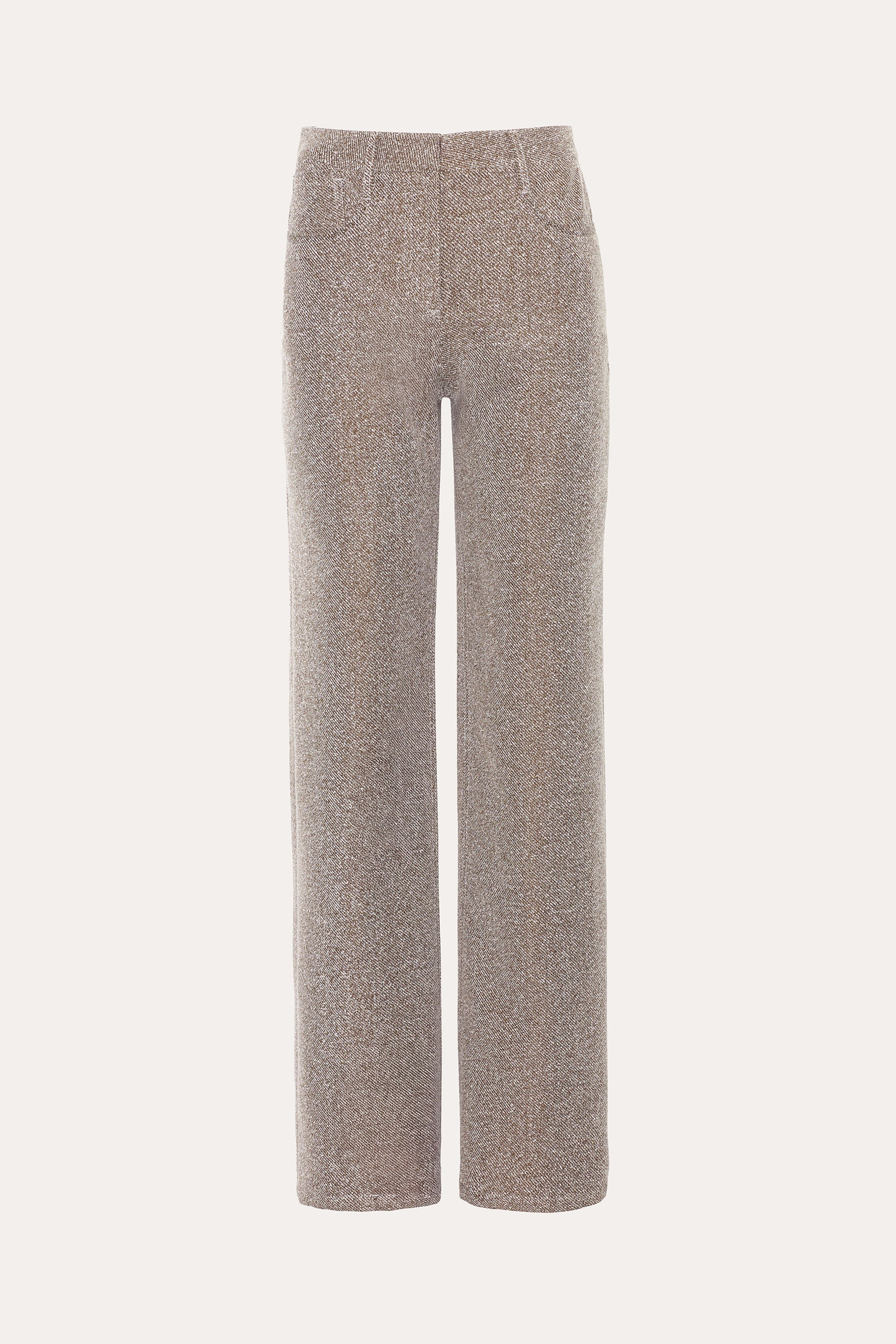Elie Tahari Juliette spodnie boucle Brown Melange