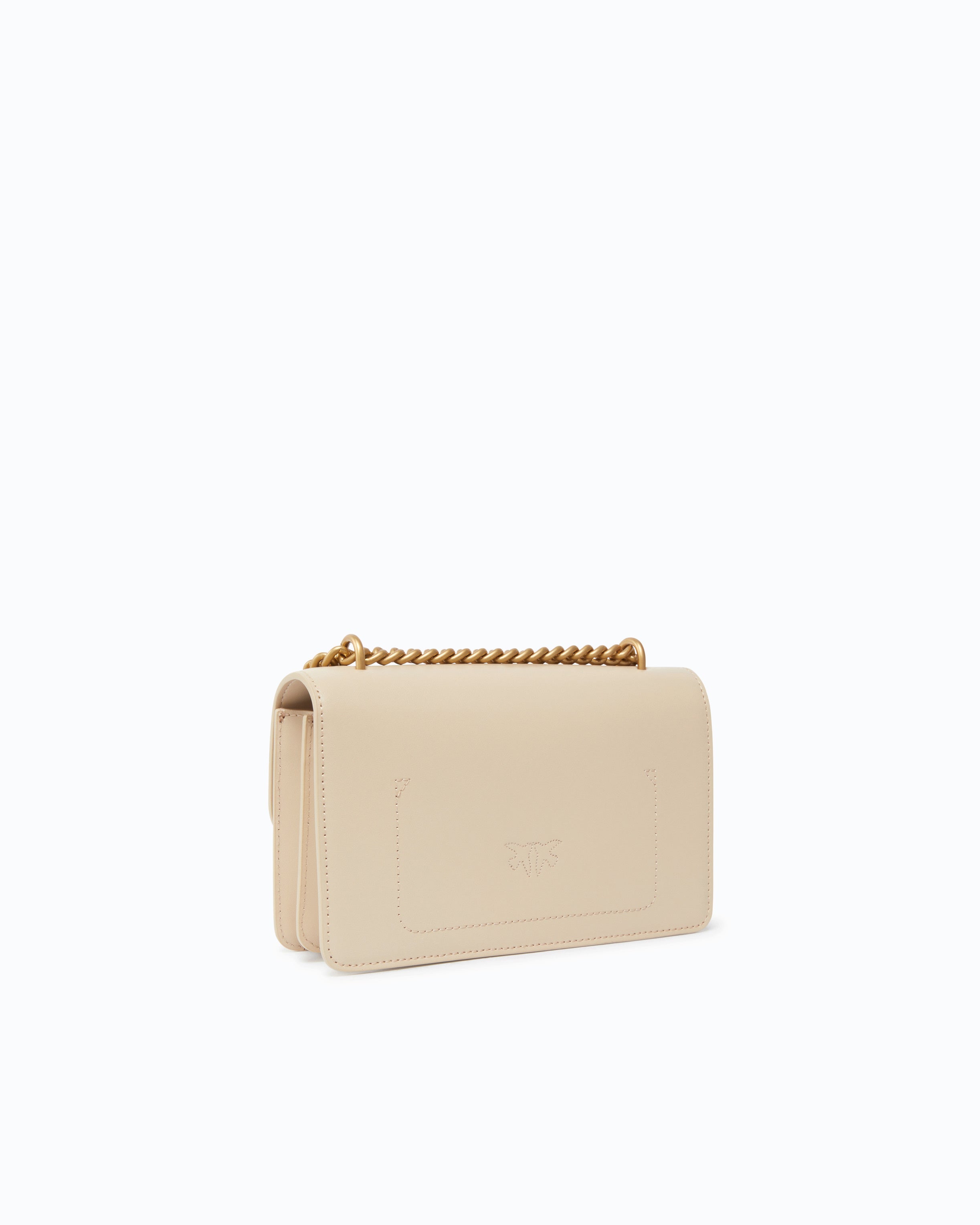Pinko Love One Mini torebka skórzana łańcuszek