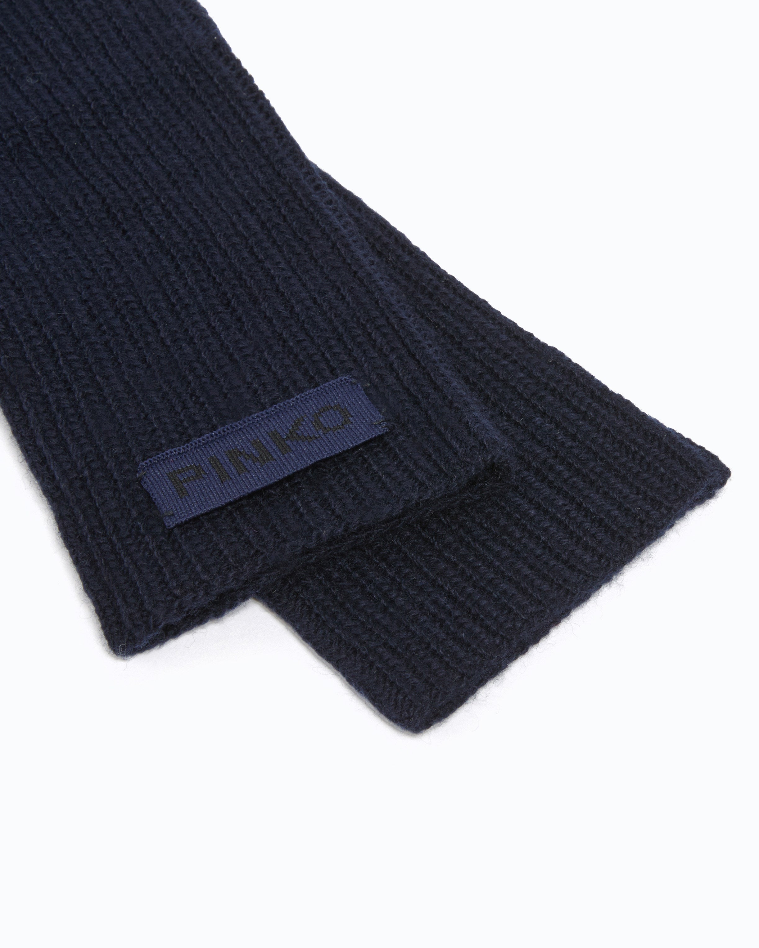 Pinko Grecia Glove rękawiczki niebieskie długie