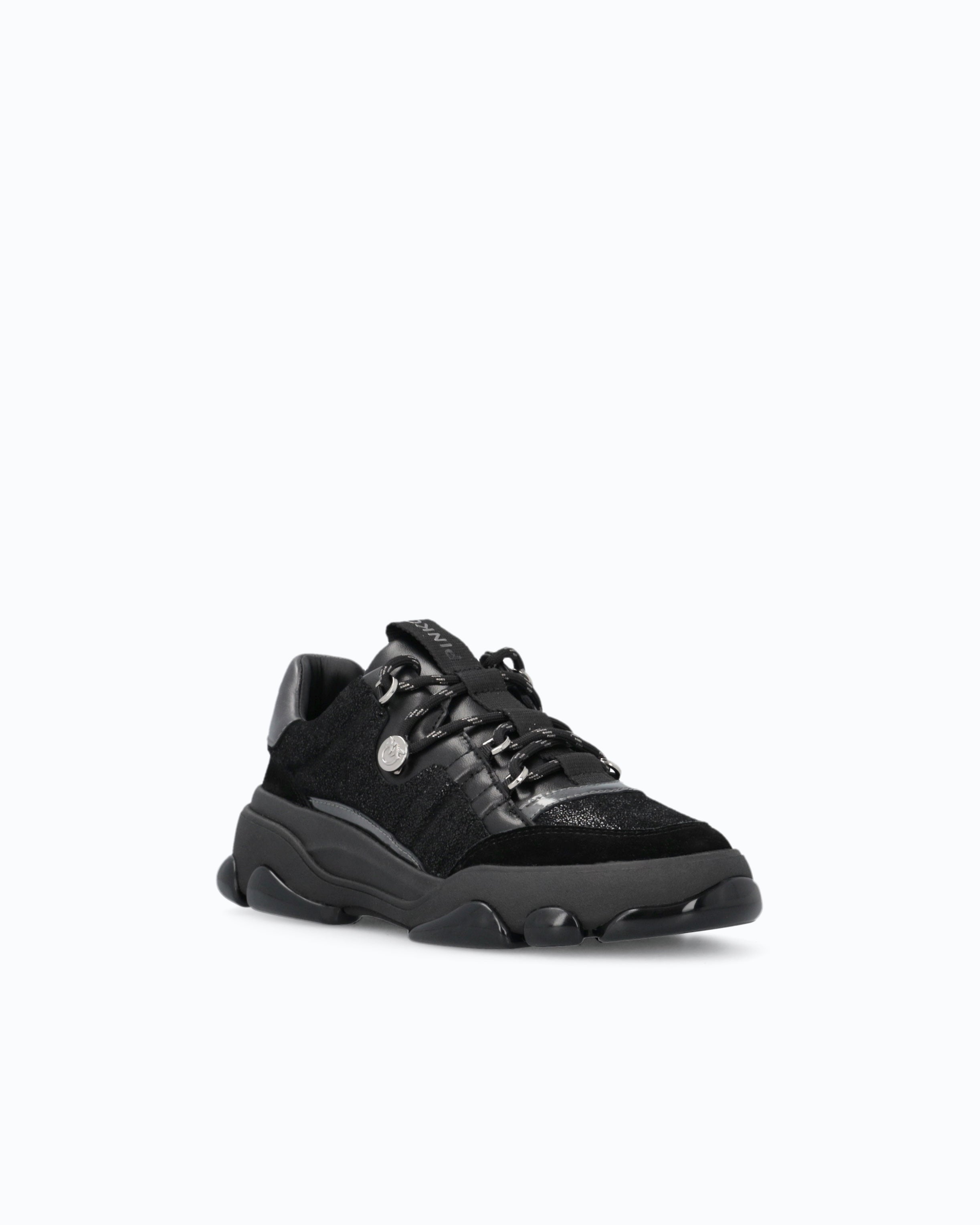 Pinko Athena 01 Sneaker sneakersy czarne skórzane