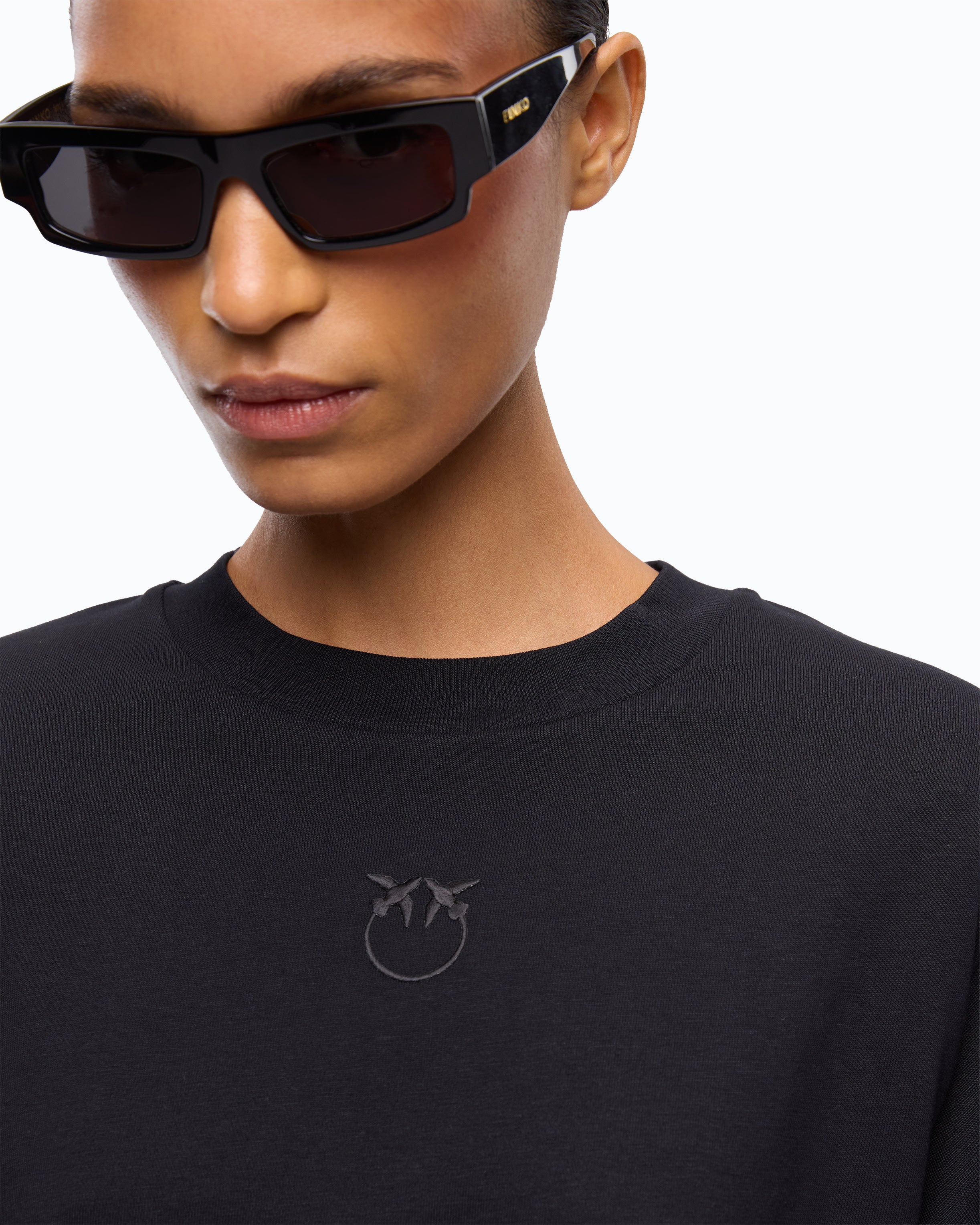 Pinko Niamey T-Shirt t-shirt bawełniany czarny