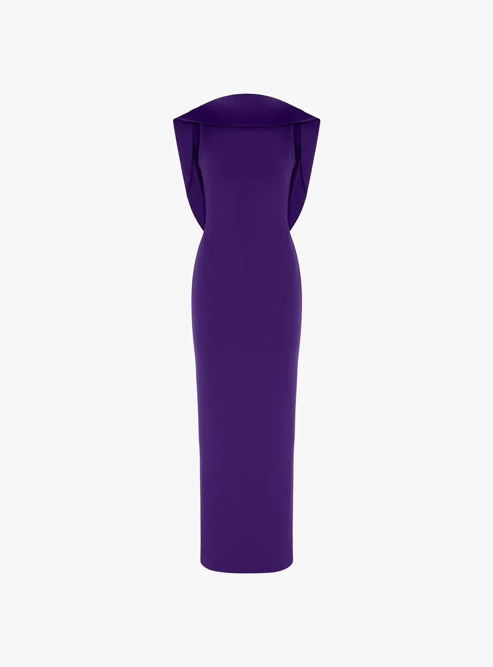 Solace London Barbeau sukienka wieczorowa fiolet maxi