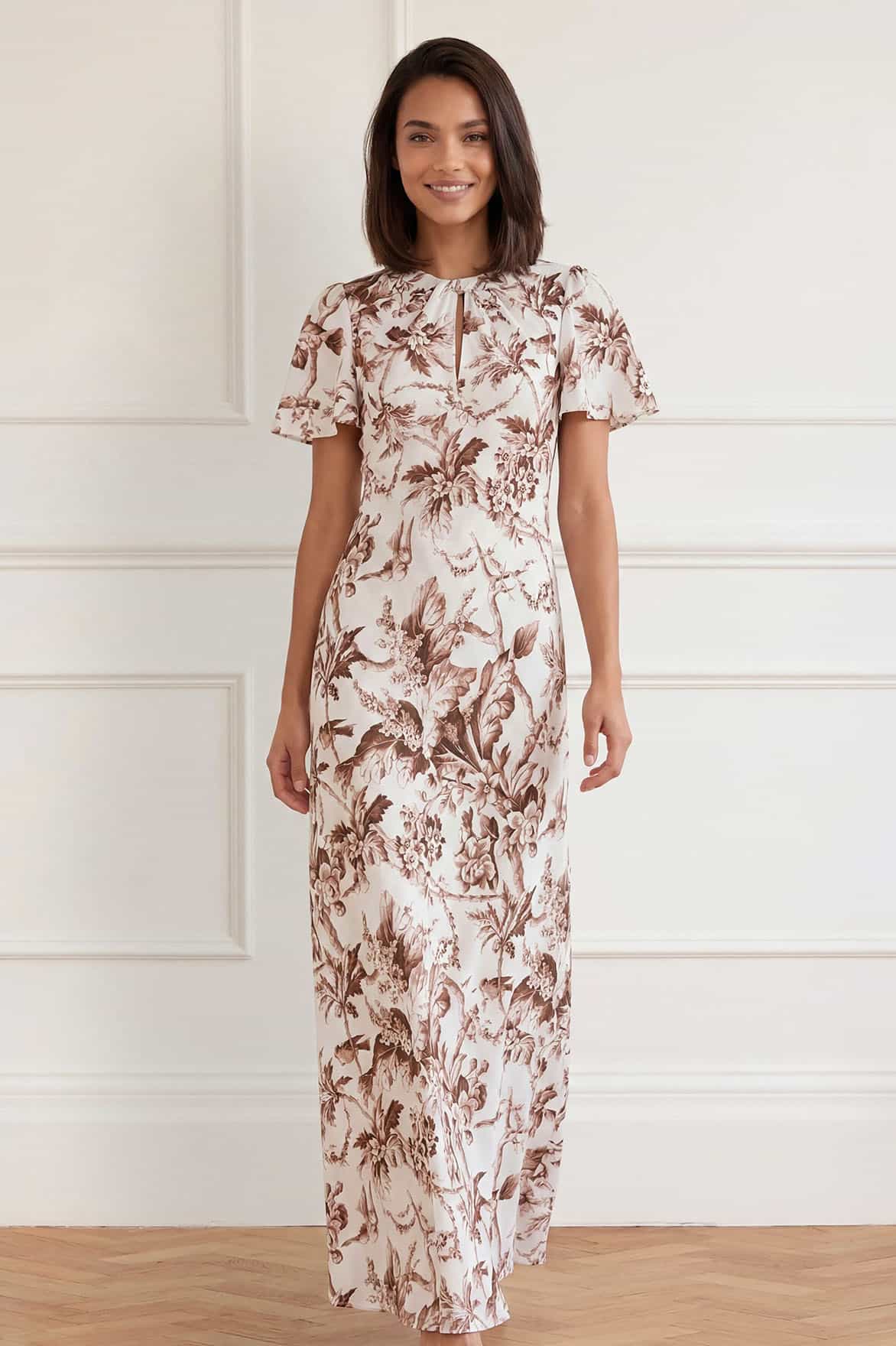 Needle & Thread Marie Toile Odeline sukienka Multi