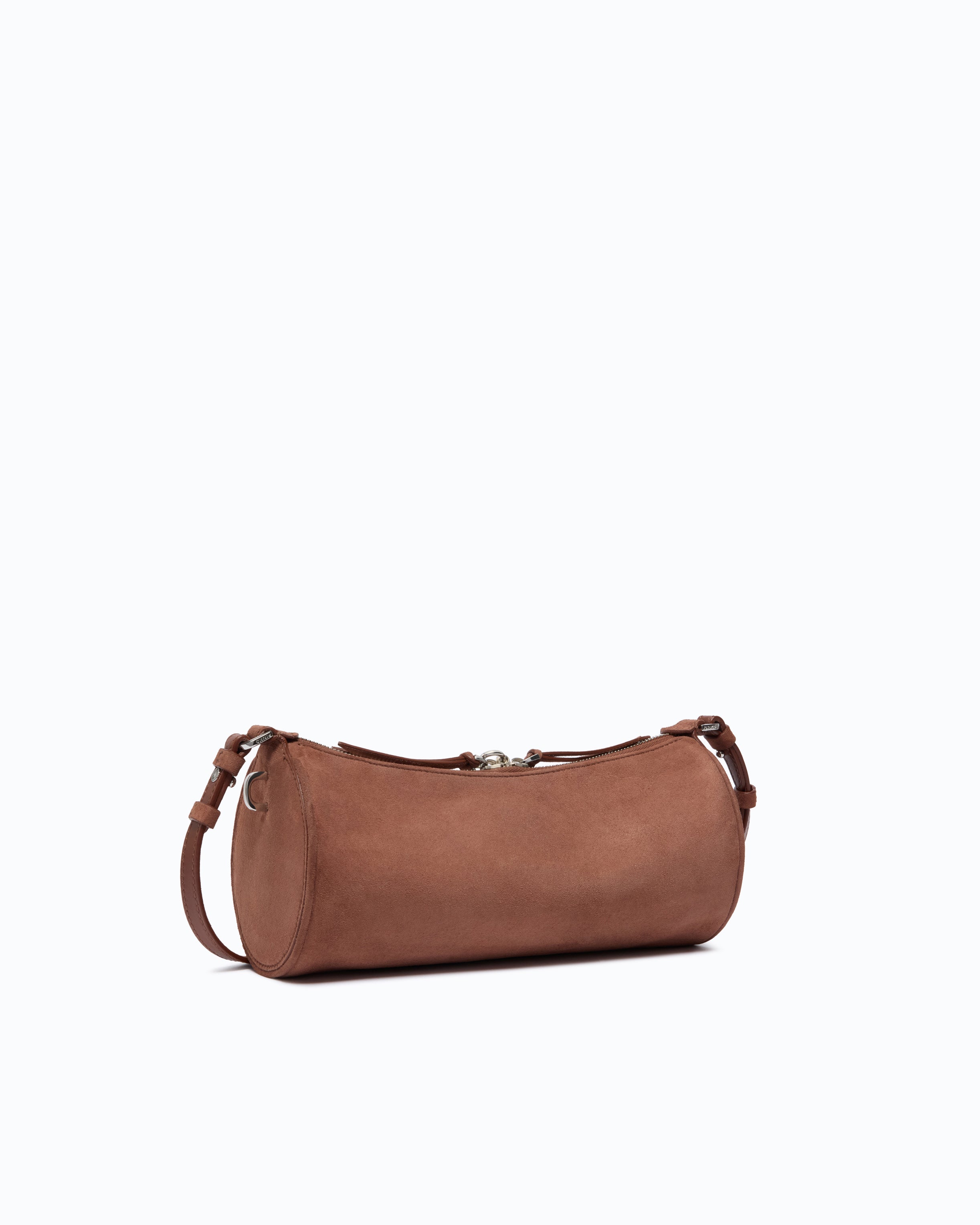 Pinko Mini Cylinder Bag torebka zamszowa U limitowana