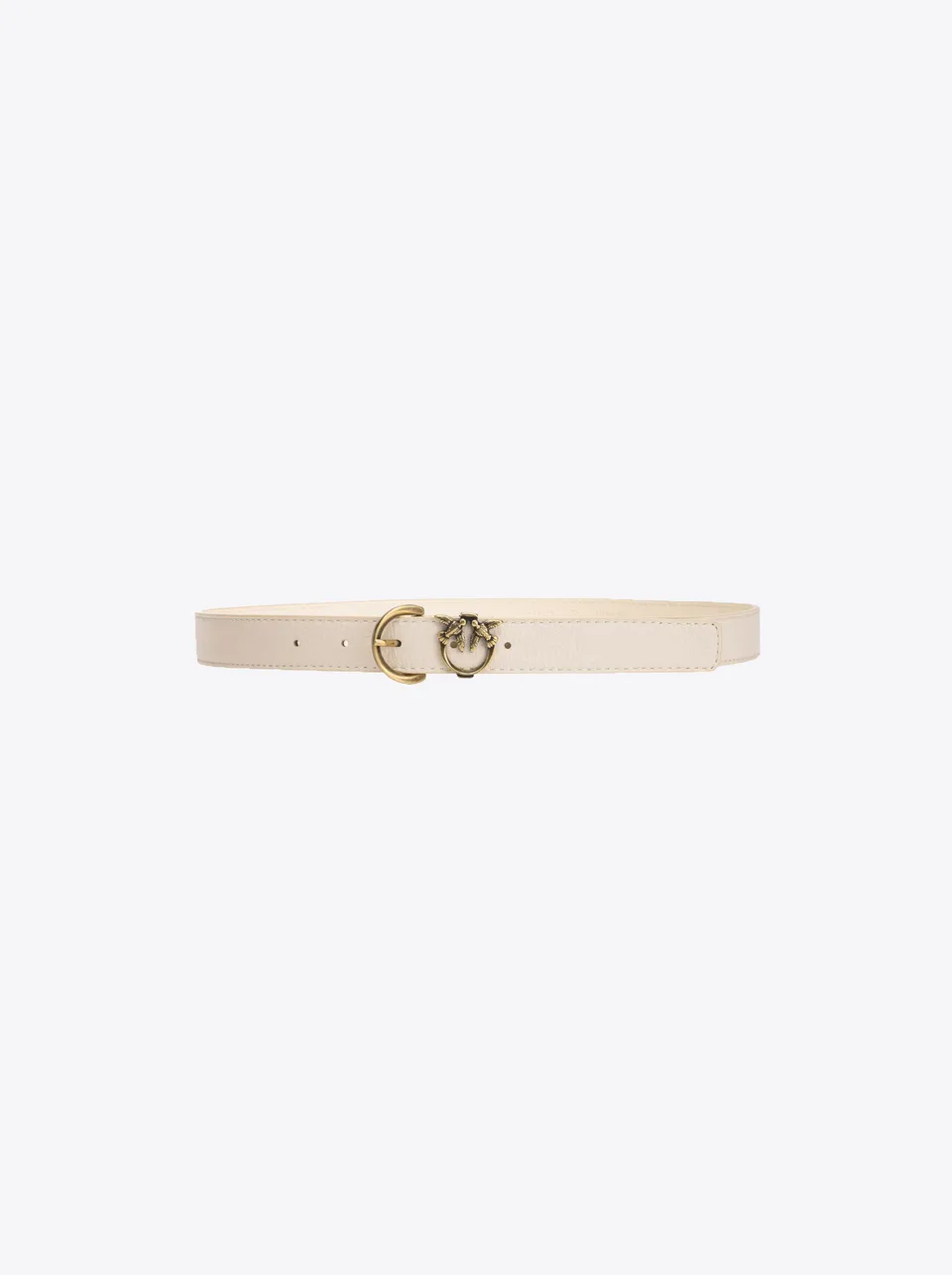 Pinko Tamboril H2 pasek skórzany 2,5 cm Love Birds
