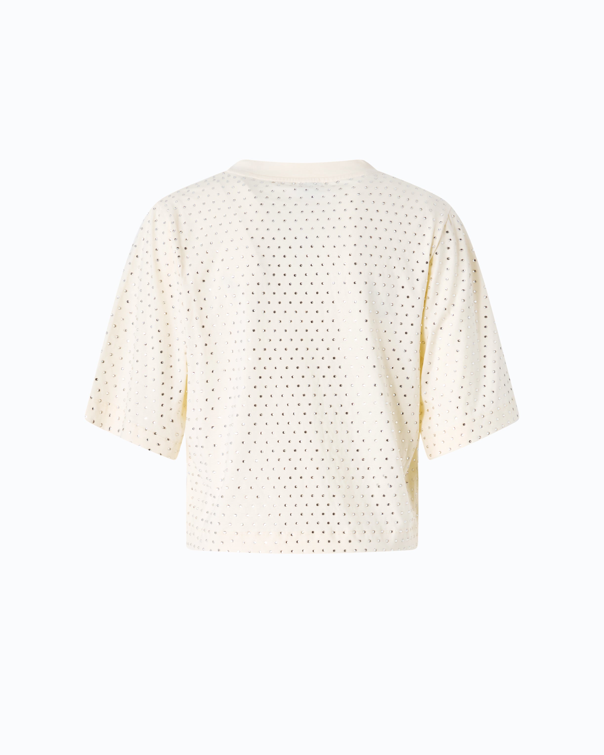 Pinko Niamey T-shirt żółty z kryształkami