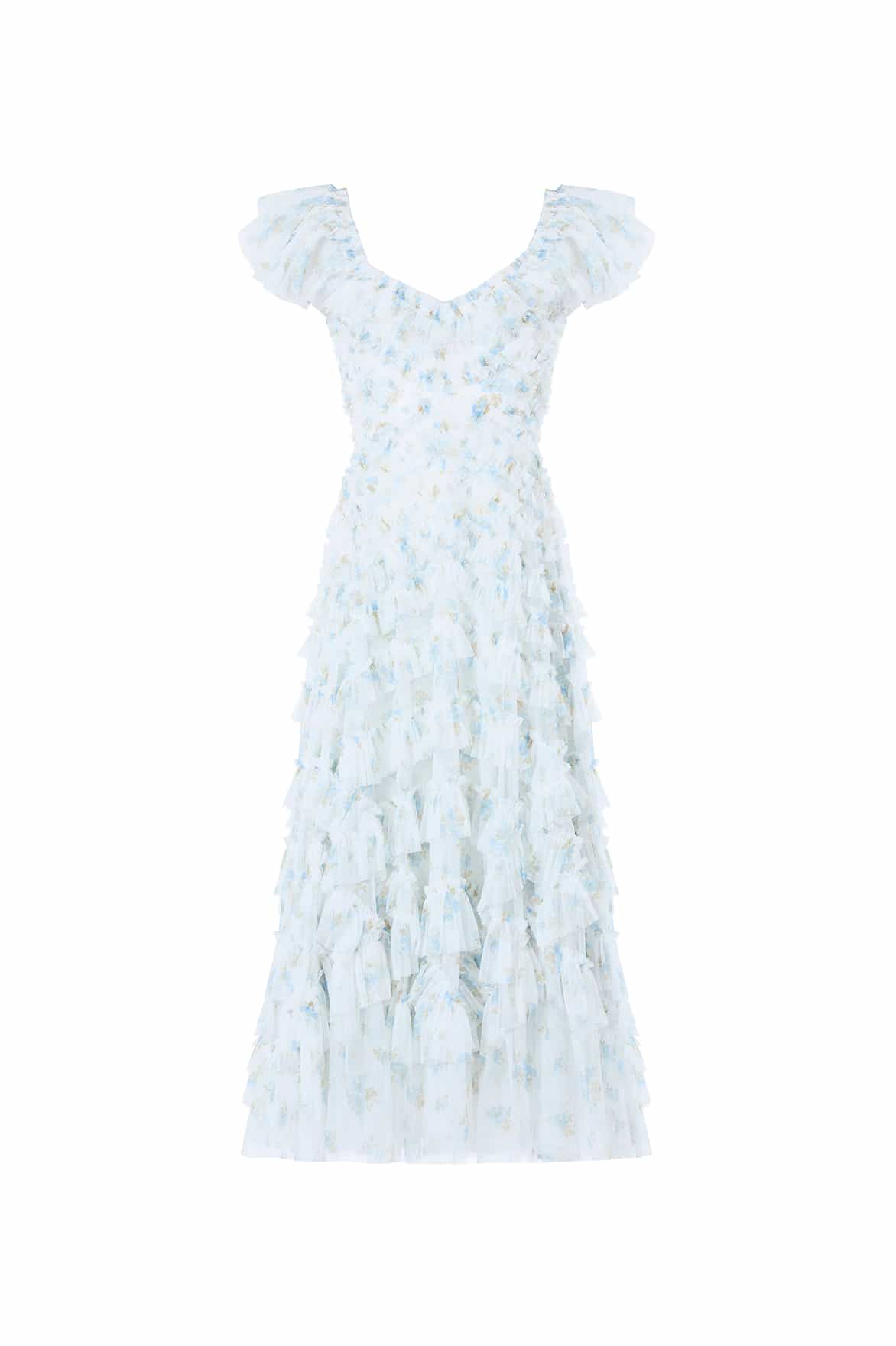 Needle & Thread Magnolia Ditsy Lola sukienka b [ł]a midi