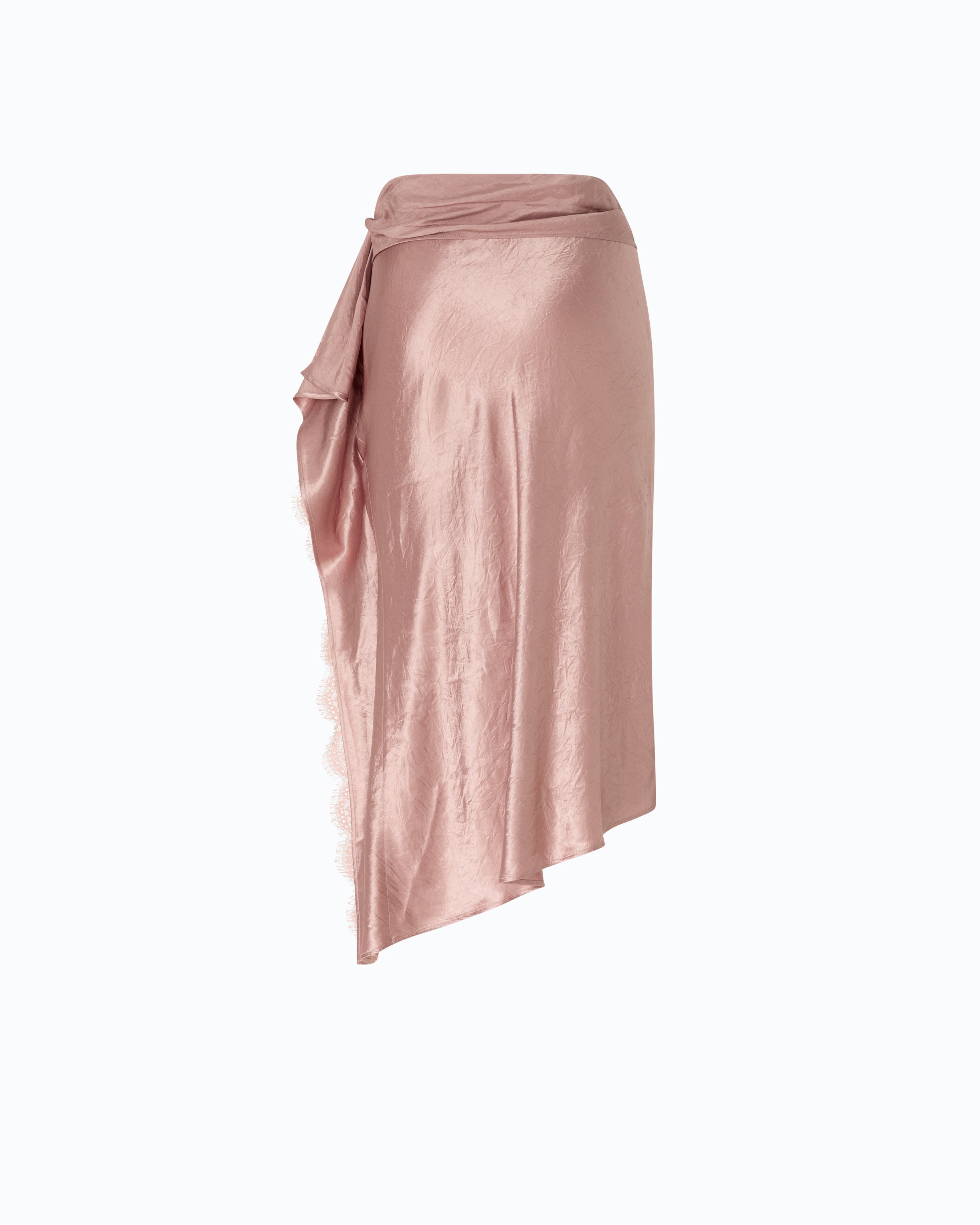 Pinko Frontera Skirt spódnica midi różowa