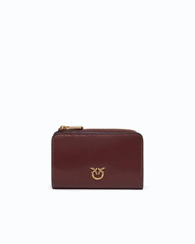Pinko Mini Wallet portfel skórzany mały